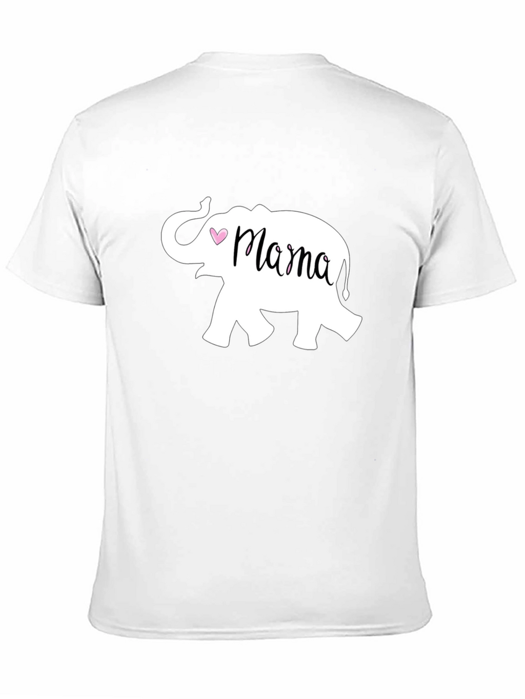 Mama Elephant Graphic Tee - Cute Mothers Day Gift