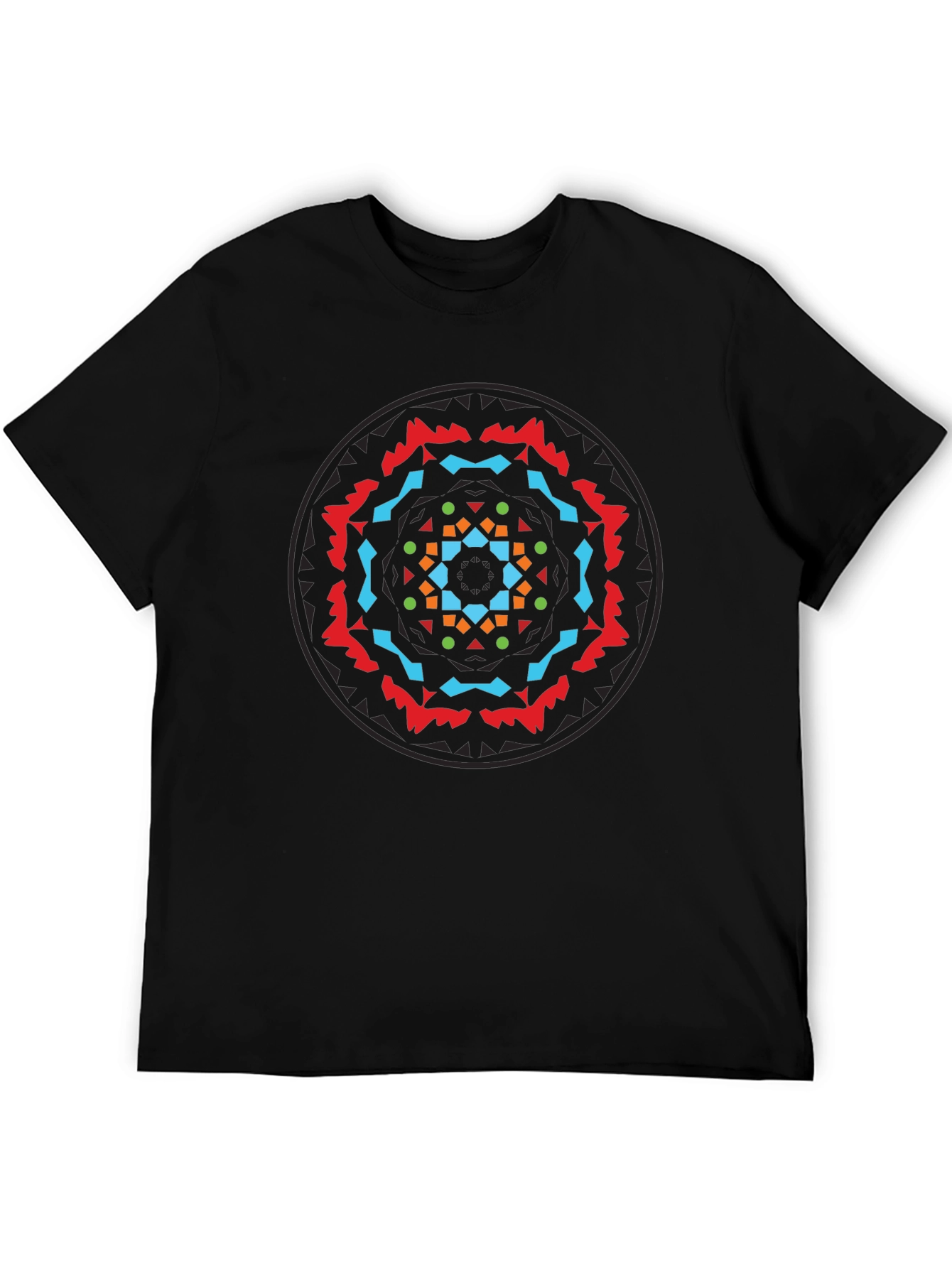 Geometric Mandala T-Shirt - Bold Graphic Tee