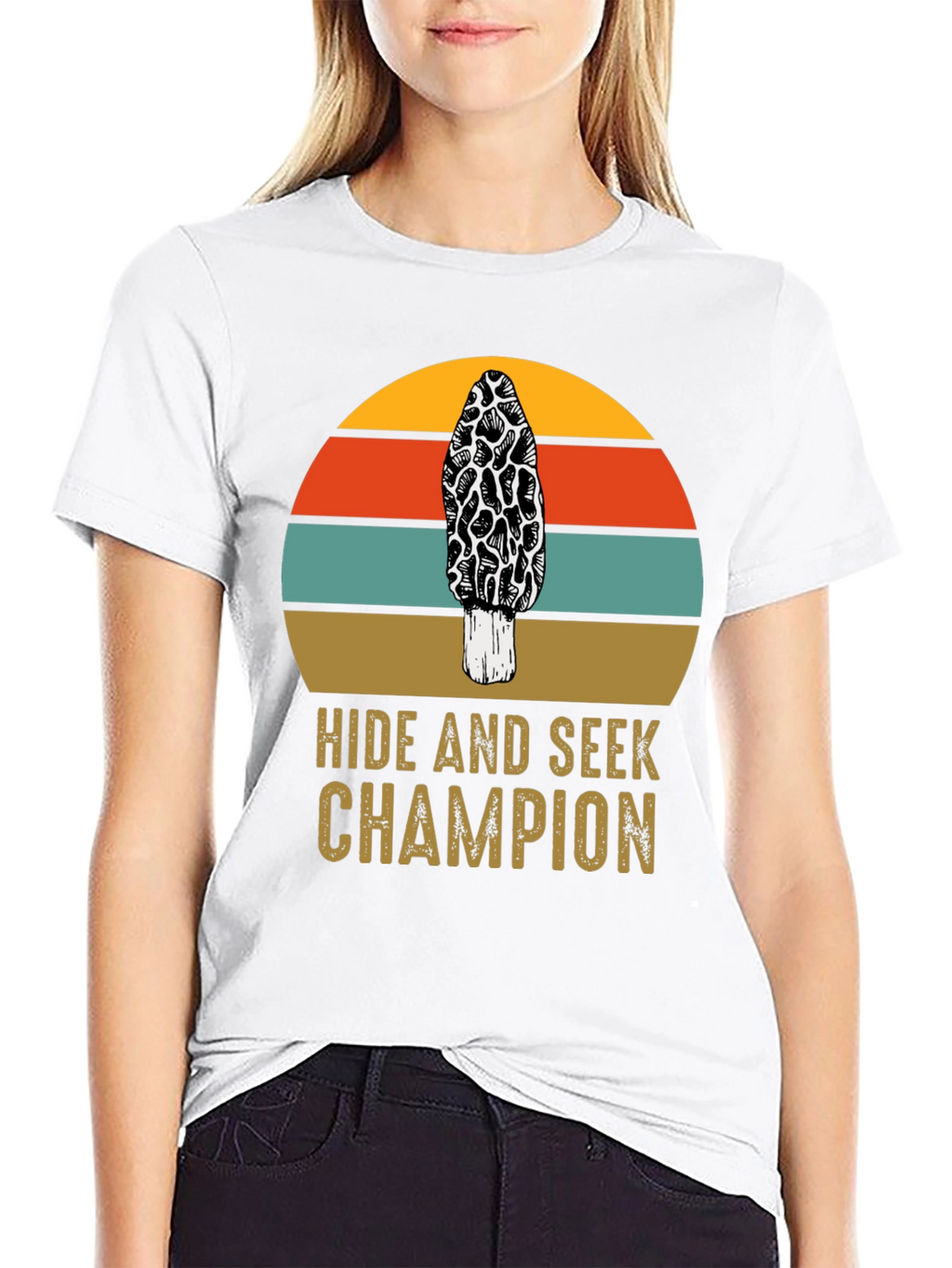 Hide and Seek Champion Morel Mushroom Graphic Tee