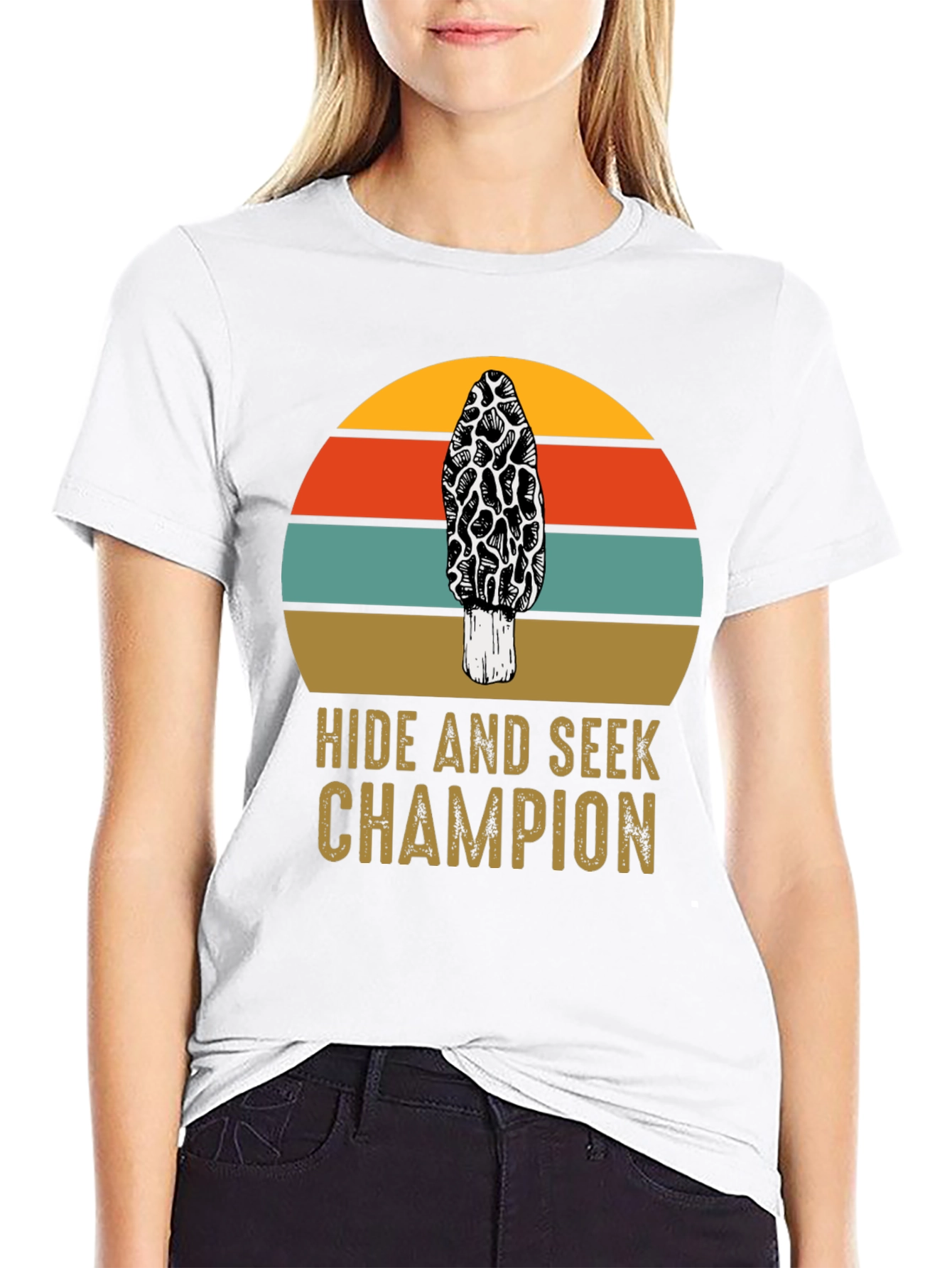 Hide and Seek Champion Morel Mushroom Graphic Tee