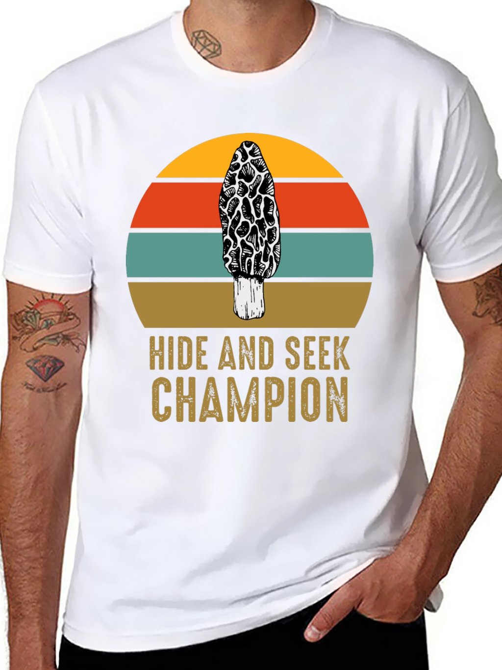 Hide and Seek Champion Morel Mushroom Graphic Tee