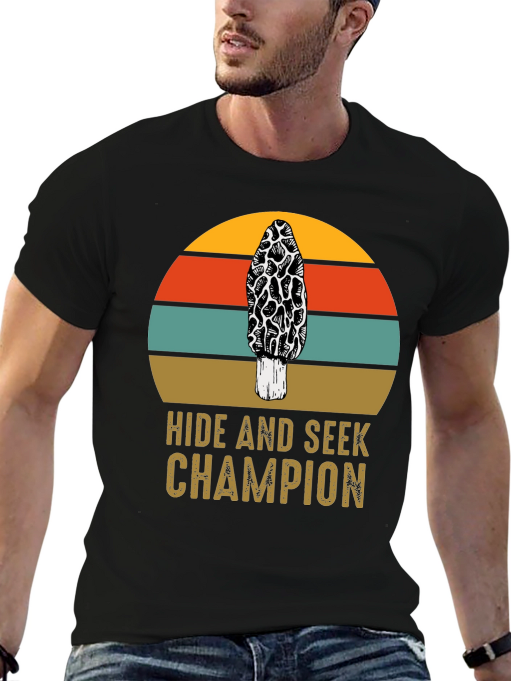 Hide and Seek Champion Morel Mushroom Graphic Tee