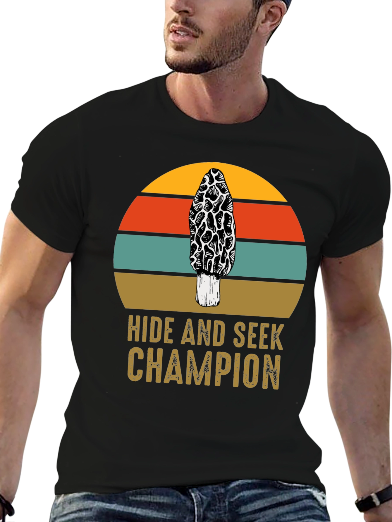 Hide and Seek Champion Morel Mushroom Graphic Tee