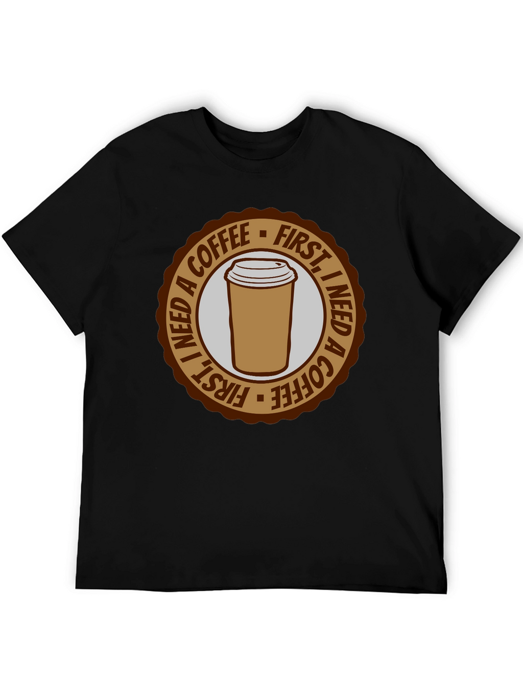 Coffee First T-Shirt - Unisex Graphic Tee