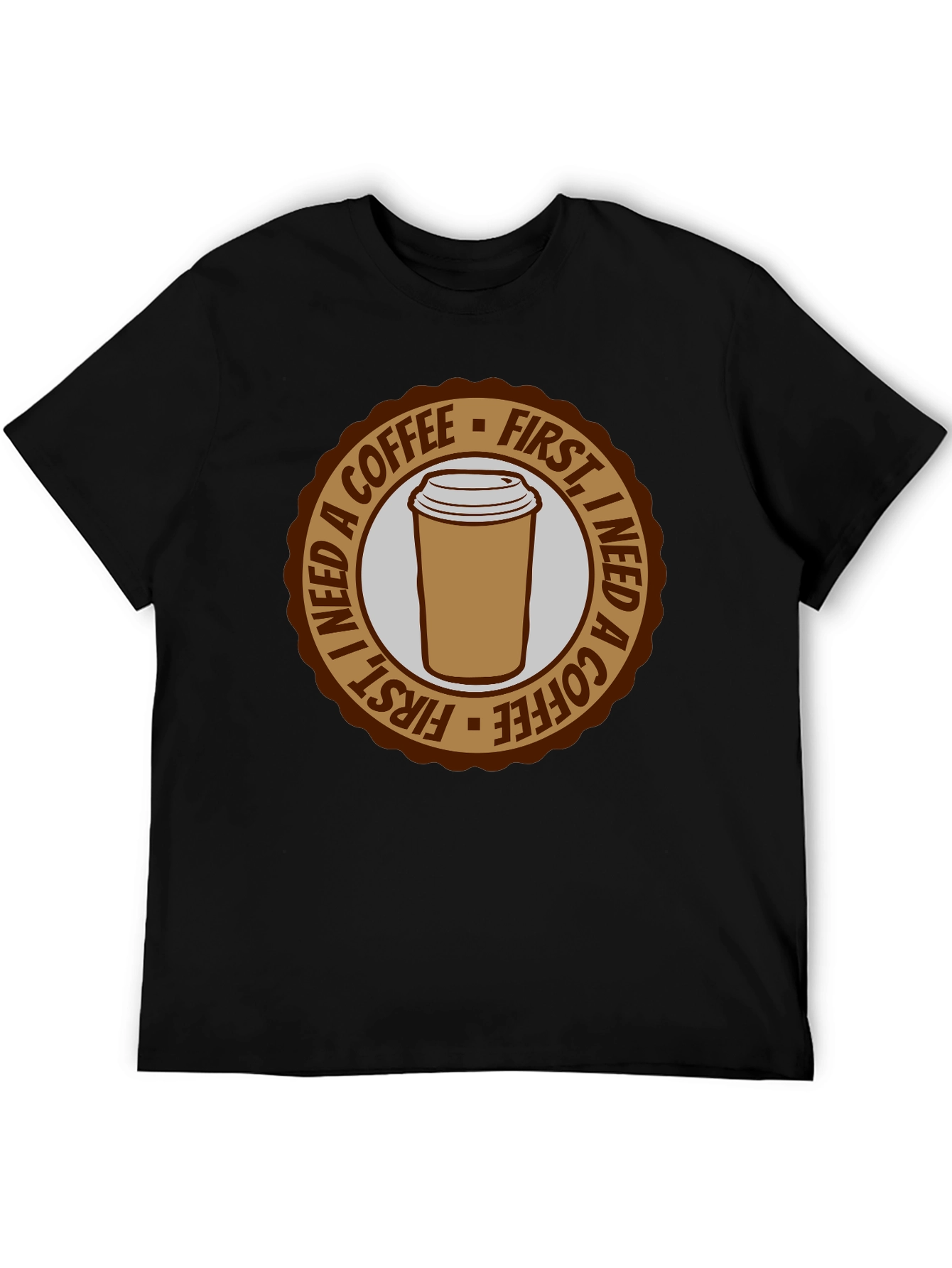Coffee First T-Shirt - Unisex Graphic Tee