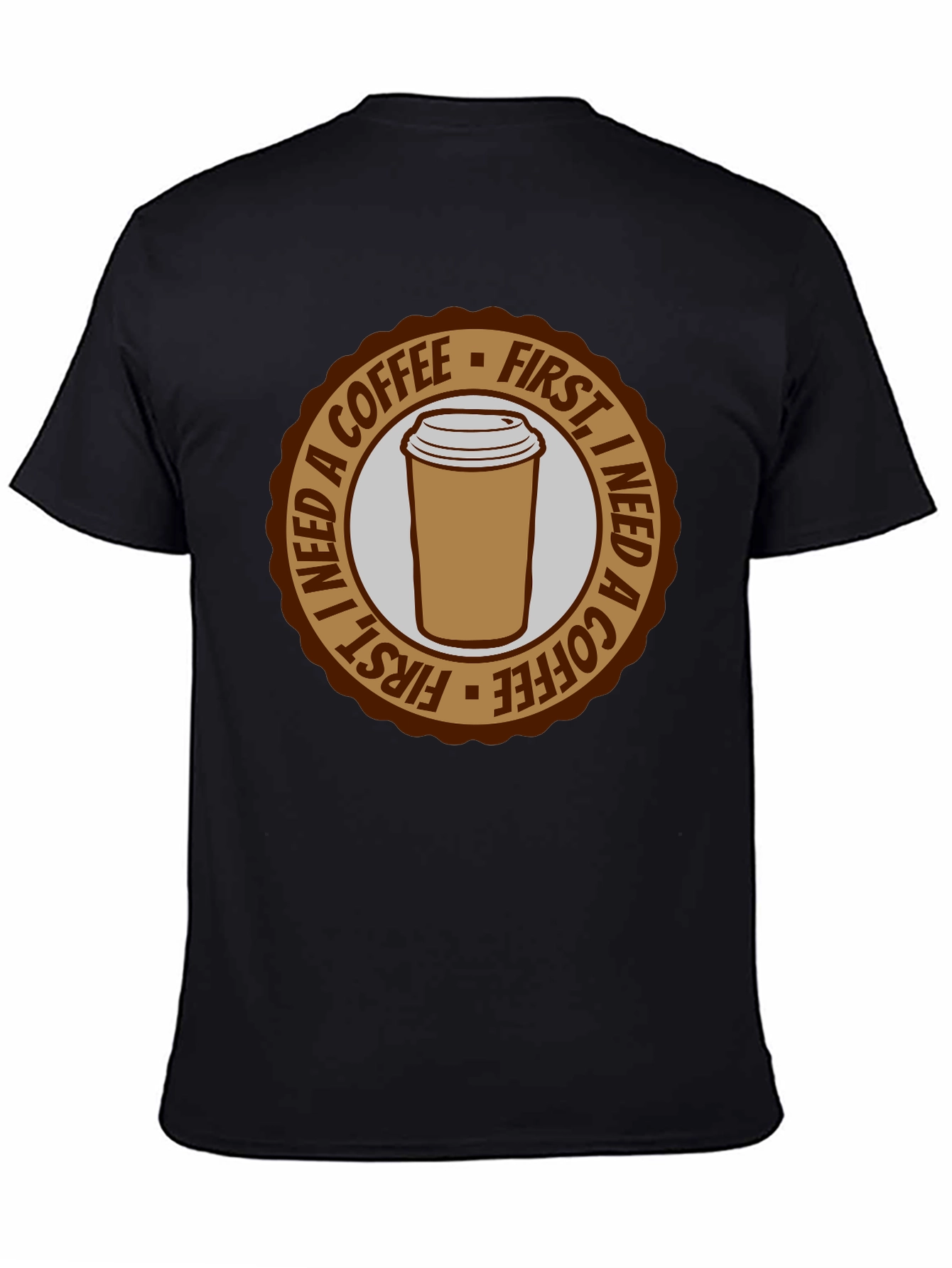 Coffee First T-Shirt - Unisex Graphic Tee