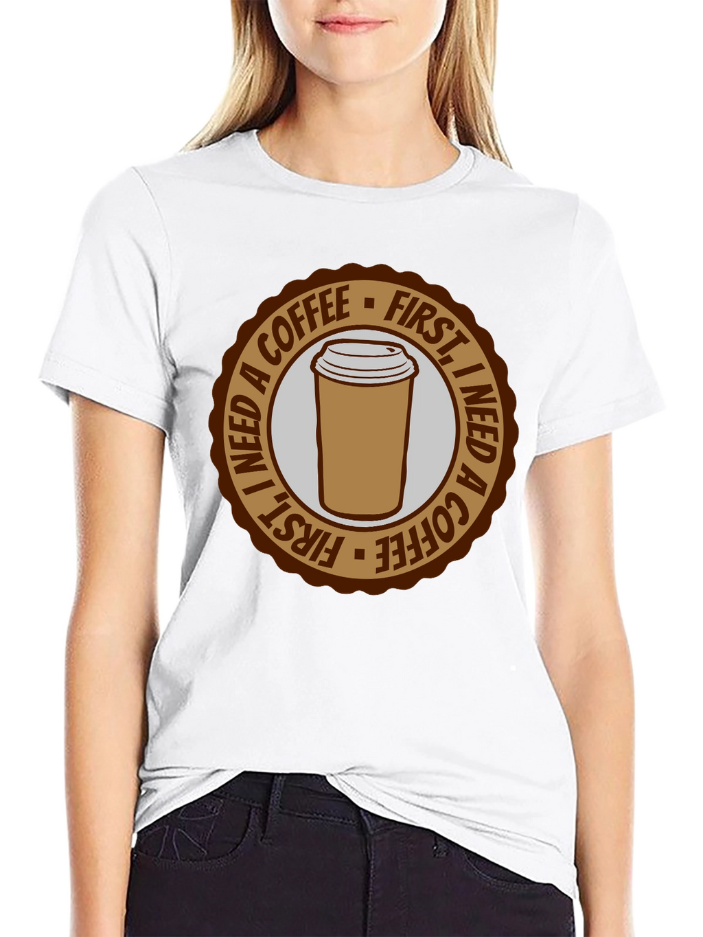 Coffee First T-Shirt - Unisex Graphic Tee