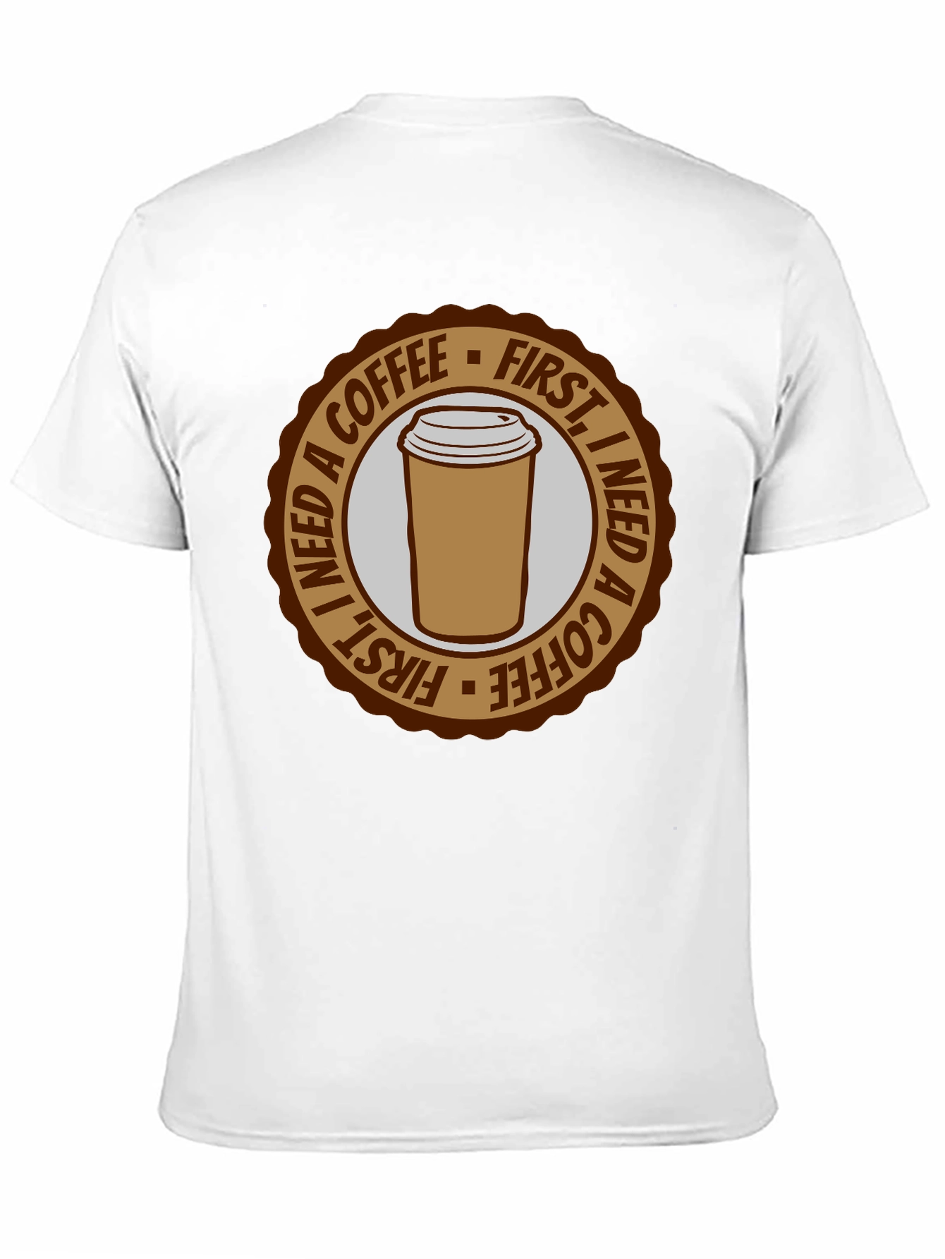 Coffee First T-Shirt - Unisex Graphic Tee