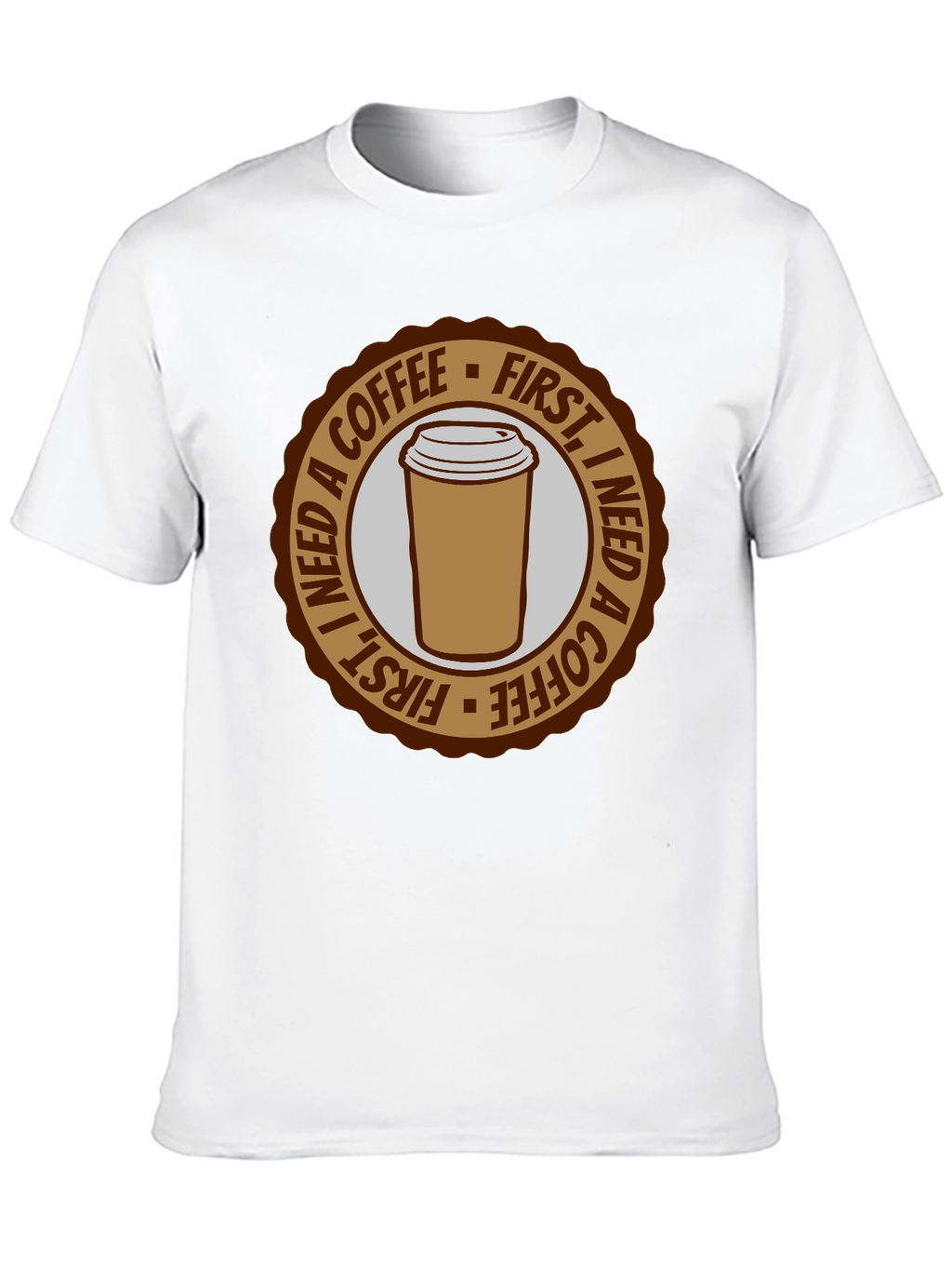 Coffee First T-Shirt - Unisex Graphic Tee