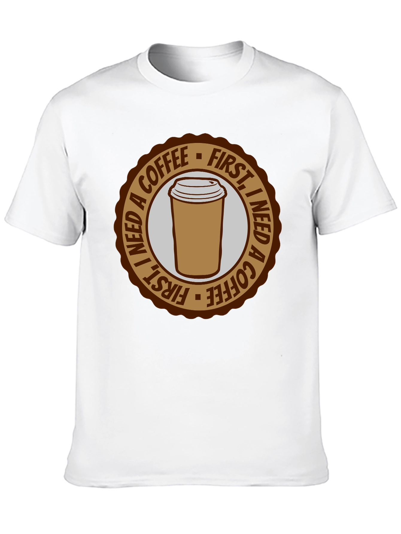 Coffee First T-Shirt - Unisex Graphic Tee