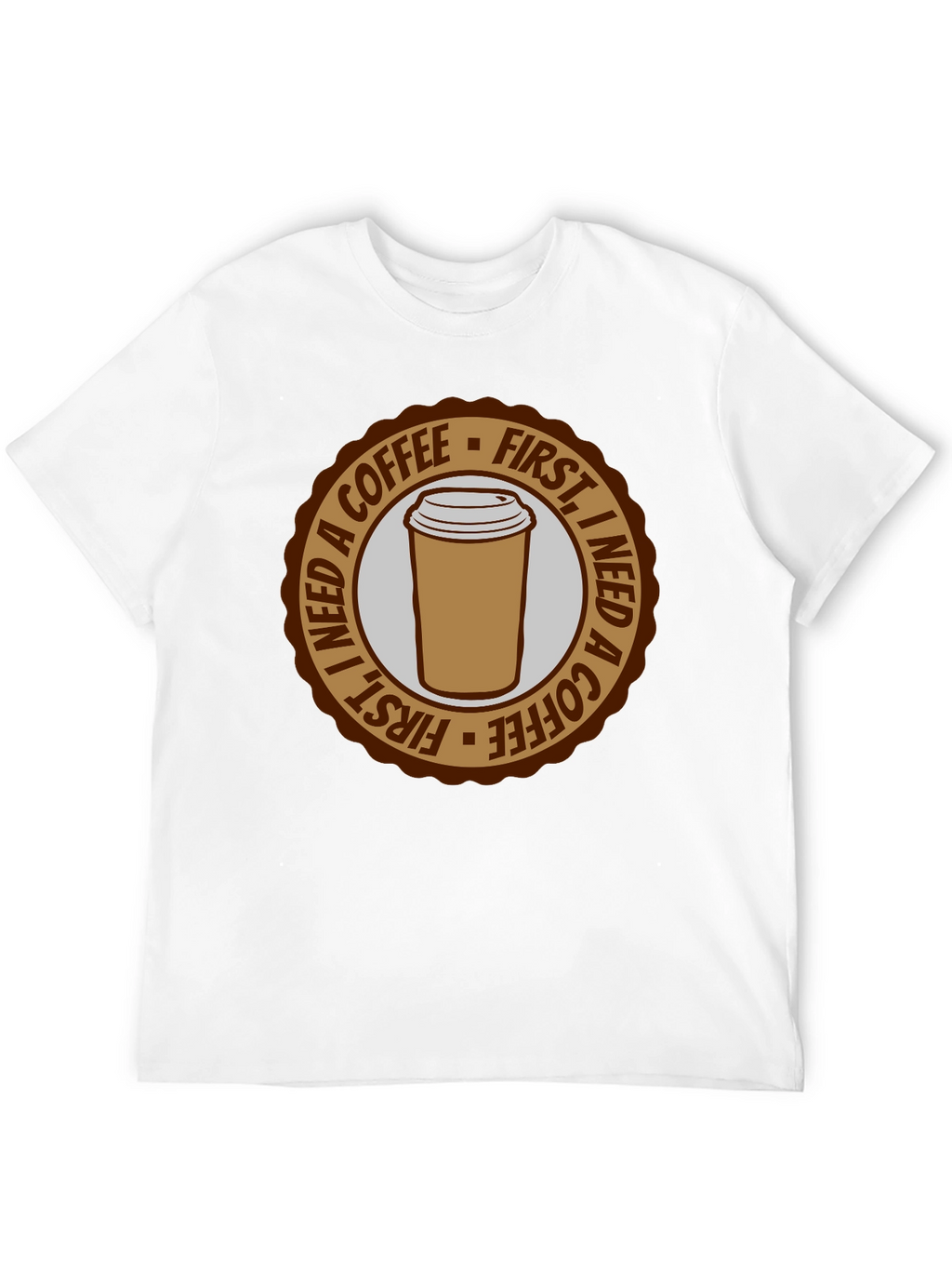 Coffee First T-Shirt - Unisex Graphic Tee