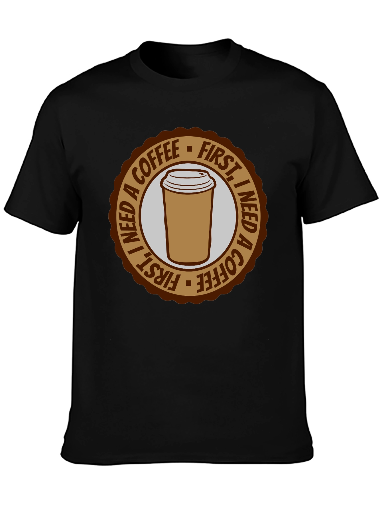 Coffee First T-Shirt - Unisex Graphic Tee