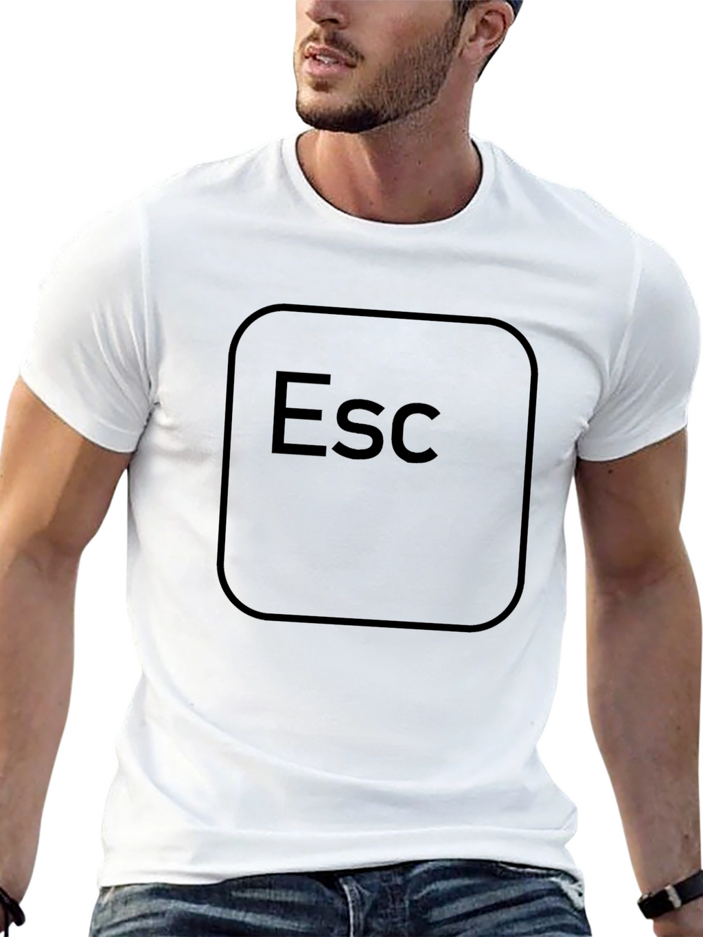 Escape Key T-Shirt - Geeky Gamer Style
