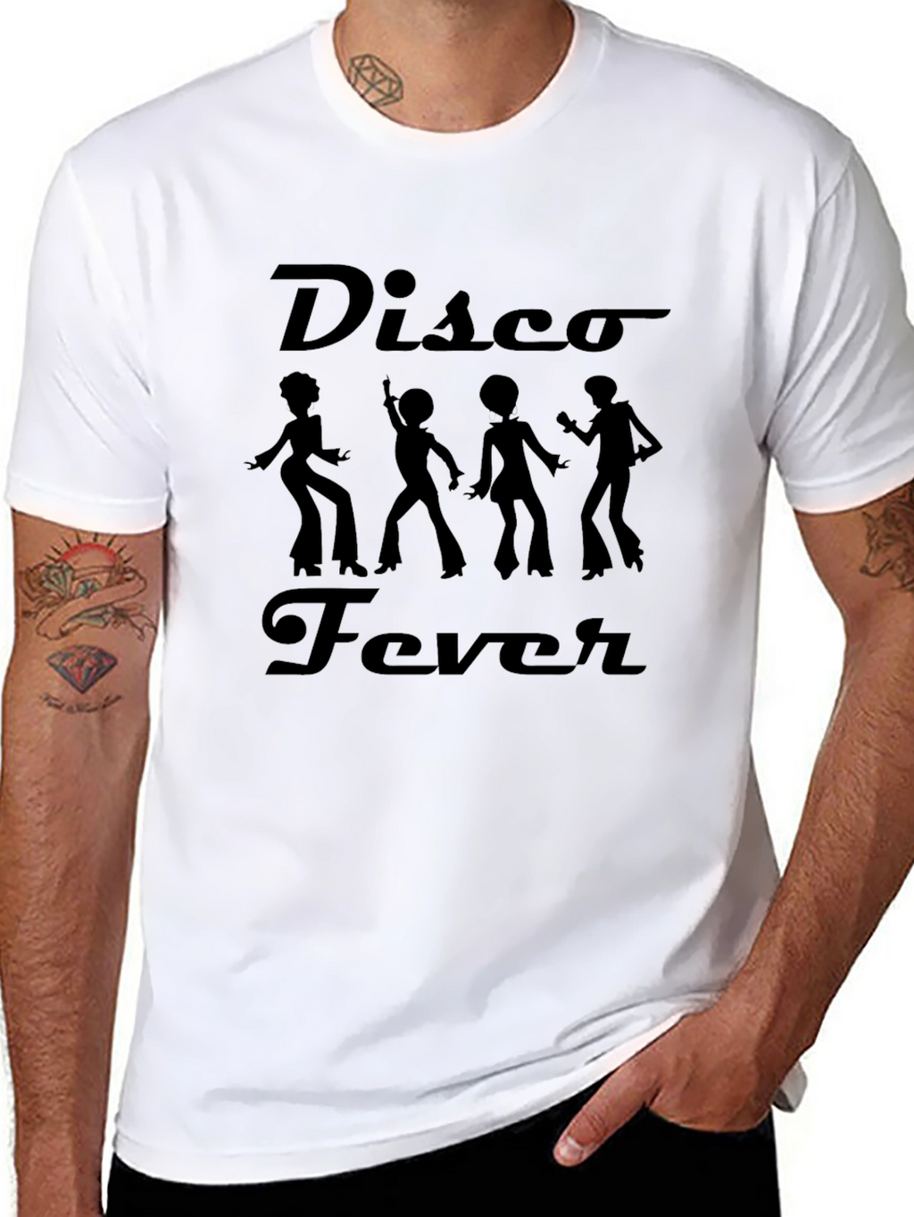Disco Fever Black T-Shirt