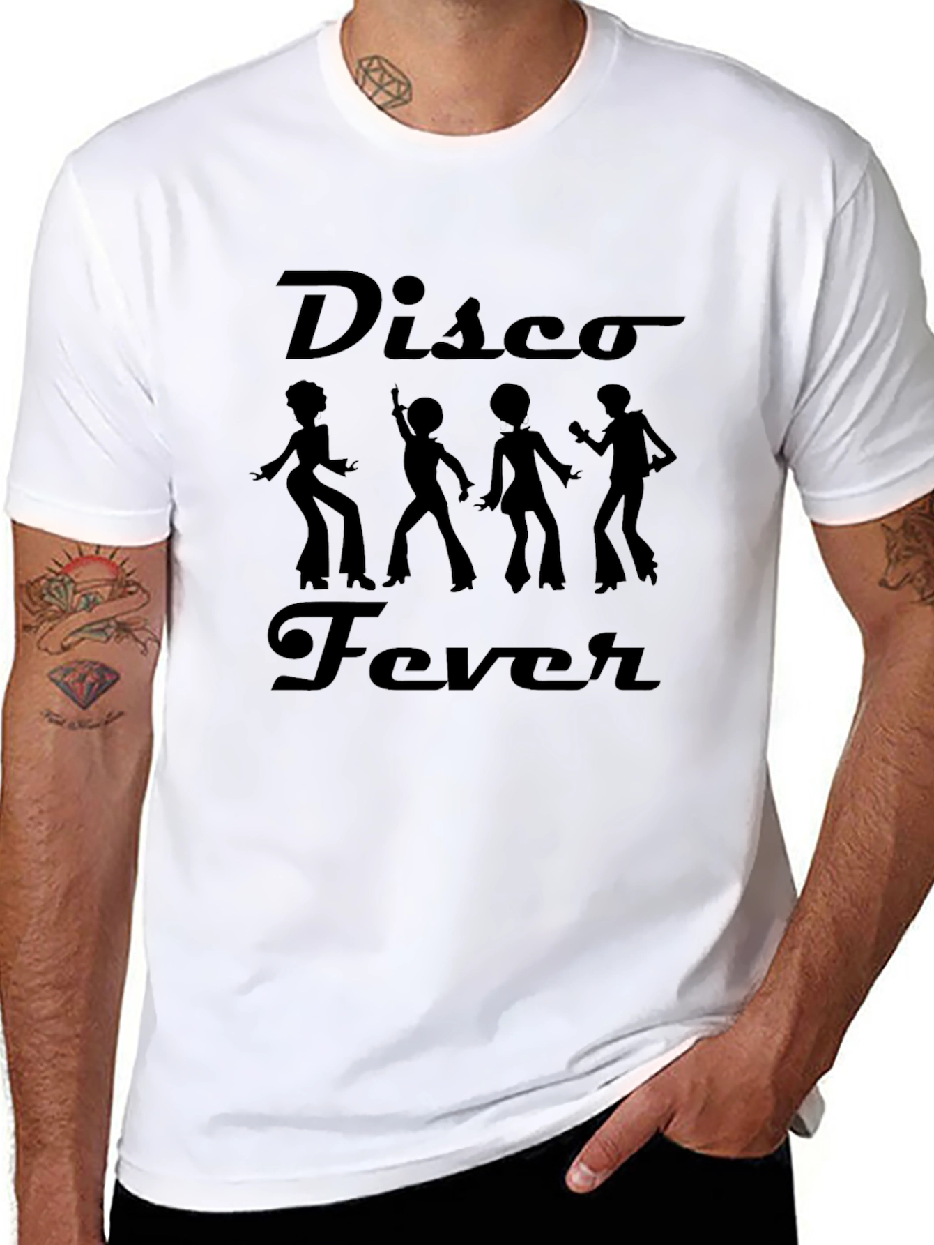 Disco Fever Black T-Shirt