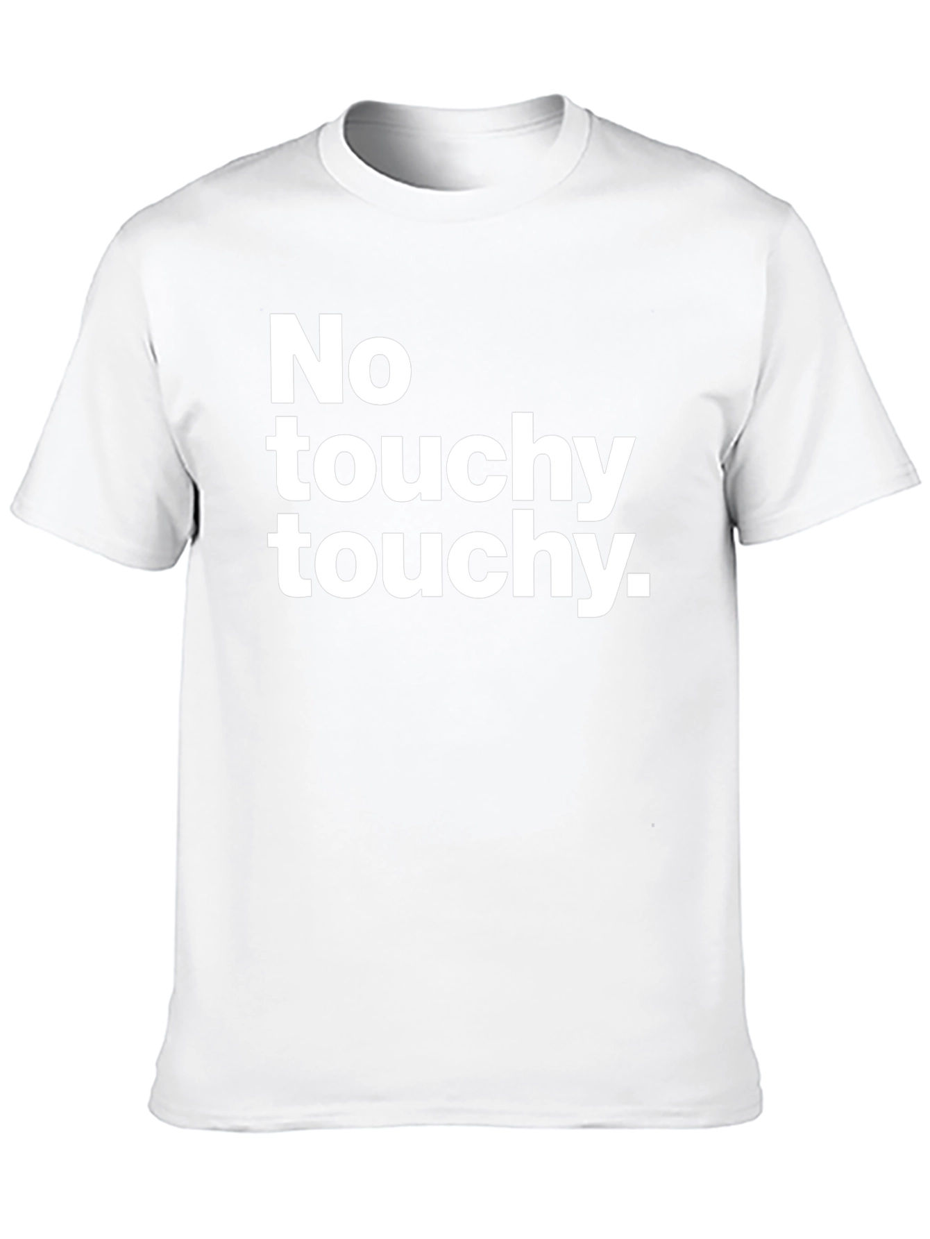 No Touchy Touchy Graphic T-Shirt - Black