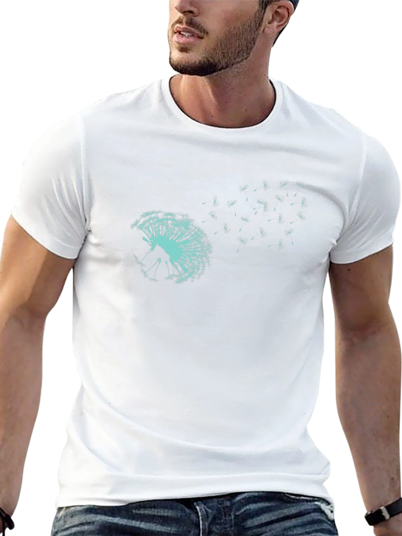 Dandelion Wish Black T-Shirt