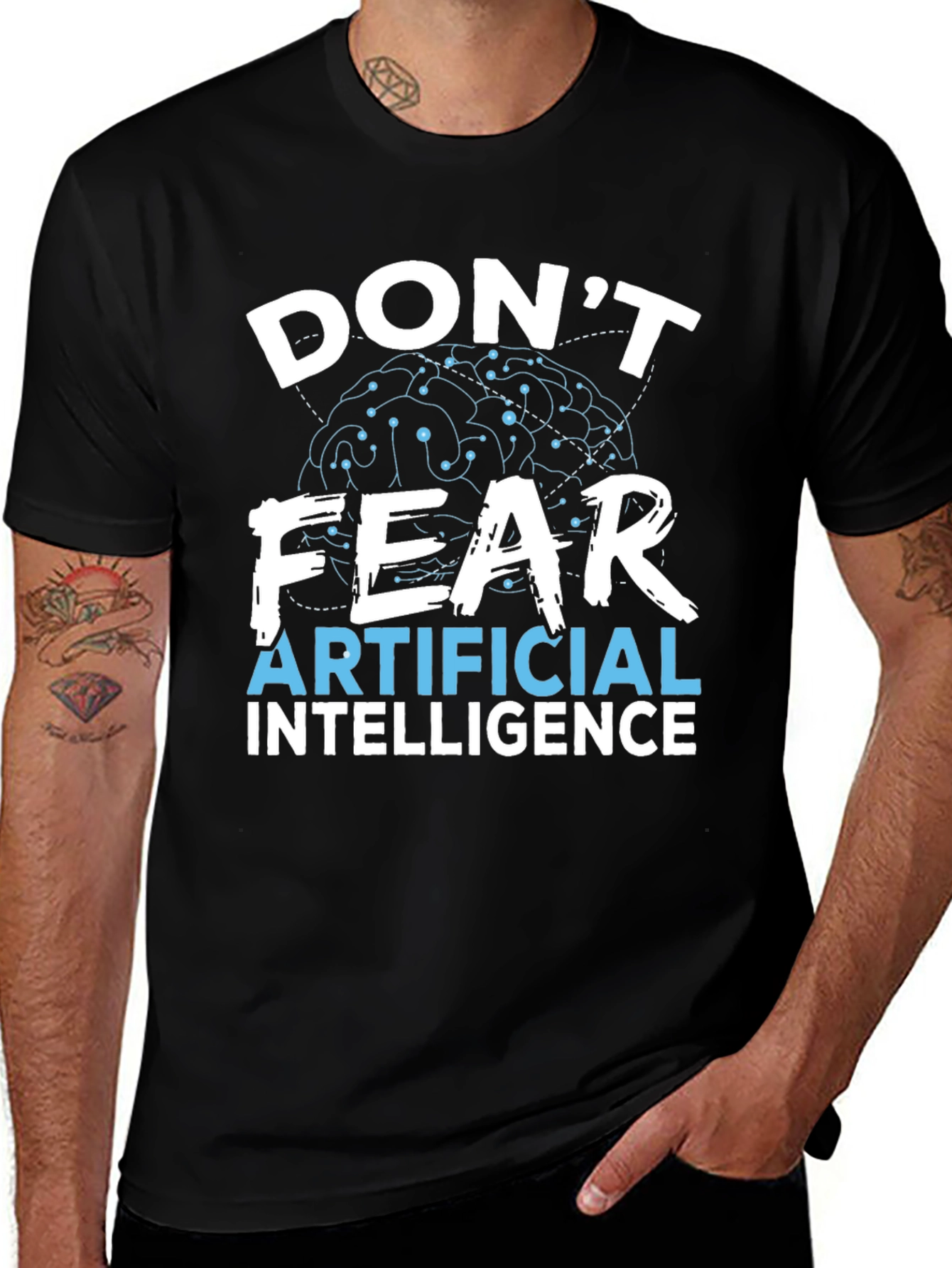Dont Fear AI Graphic T-Shirt