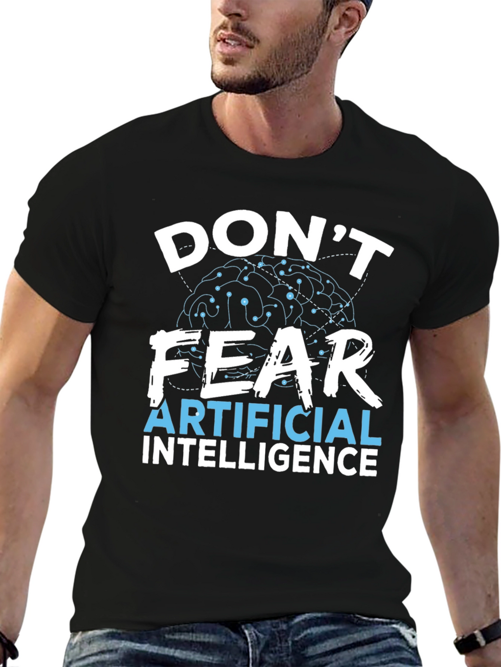 Dont Fear AI Graphic T-Shirt