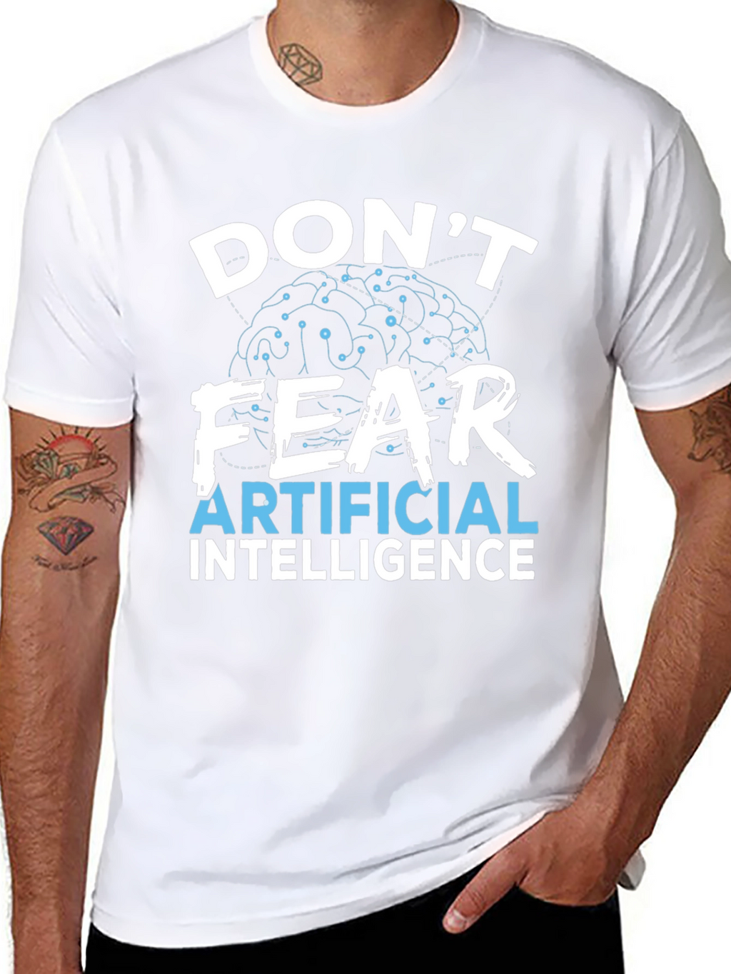 Dont Fear AI Graphic T-Shirt