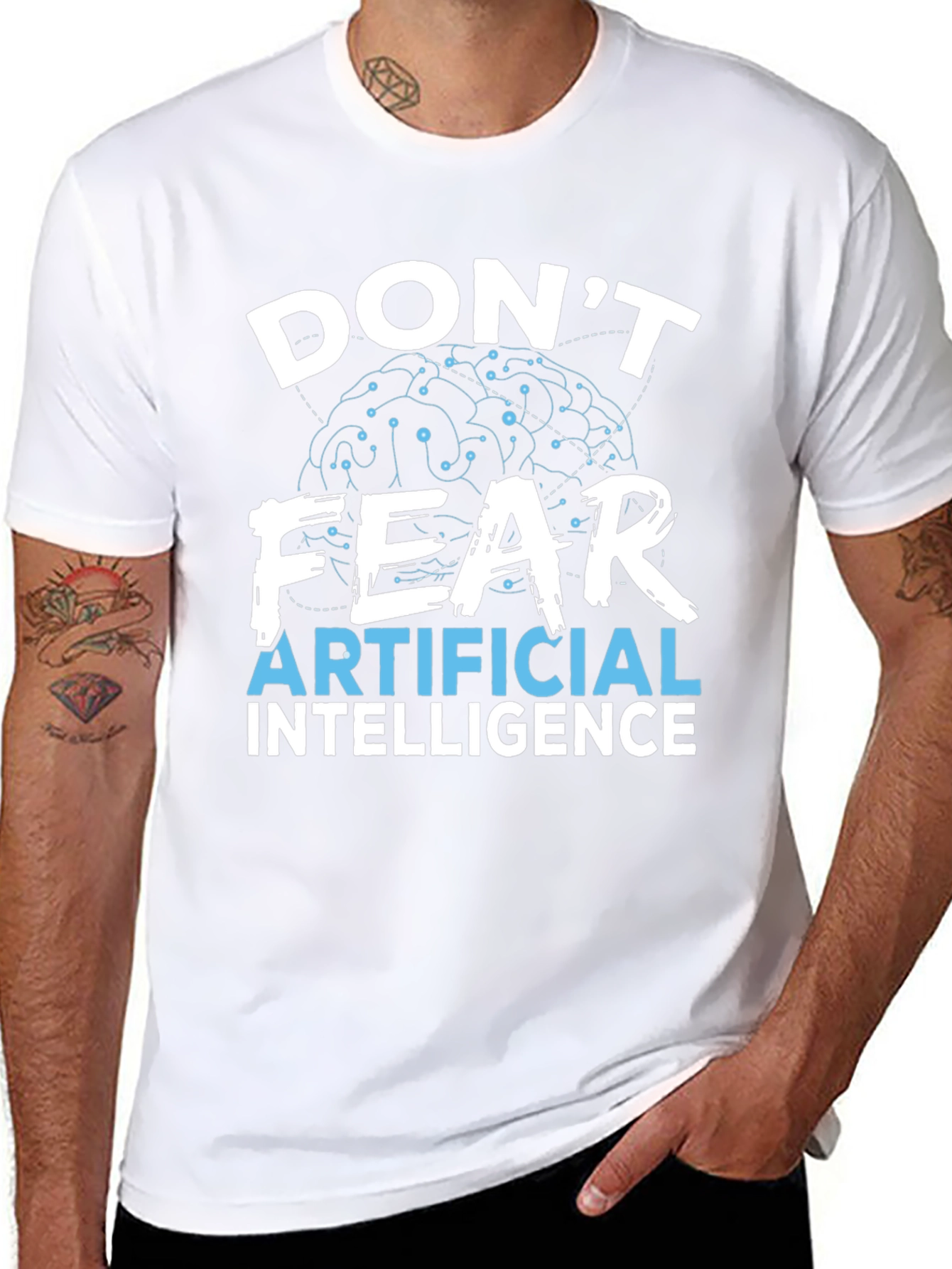 Dont Fear AI Graphic T-Shirt