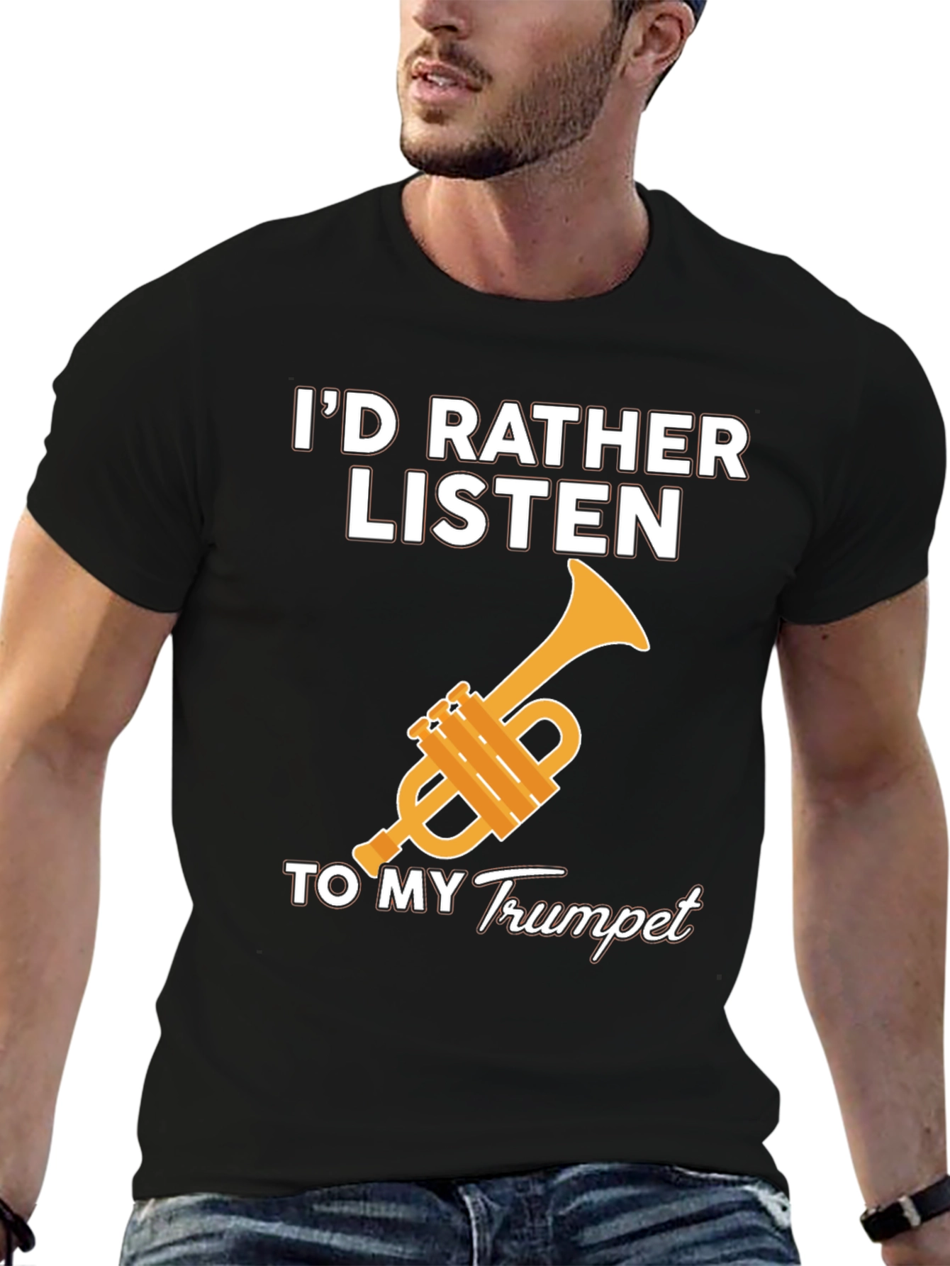 Id Rather Listen to my Trumpet T-Shirt