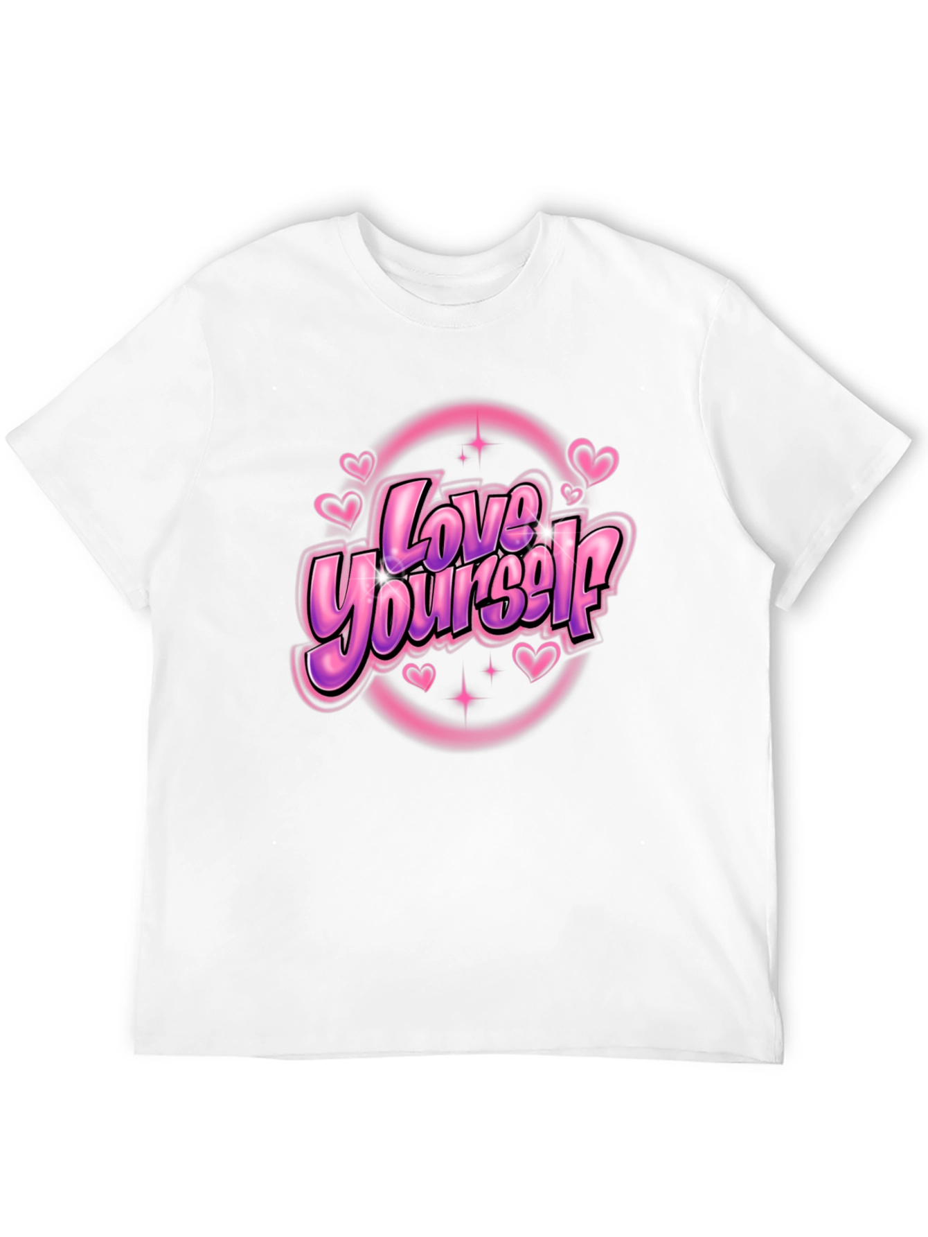 Love Yourself Black Graphic Tee