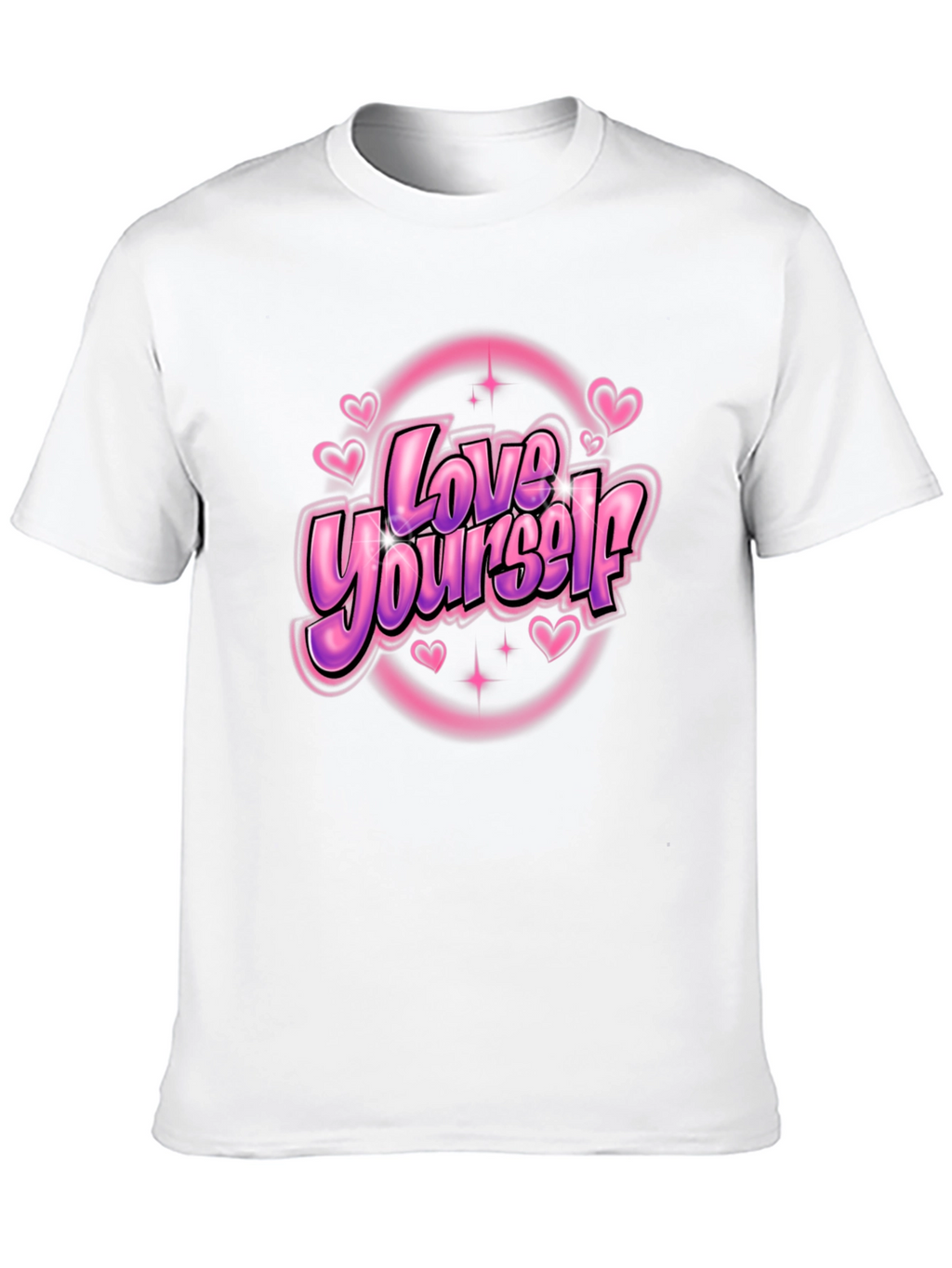 Love Yourself Black Graphic Tee