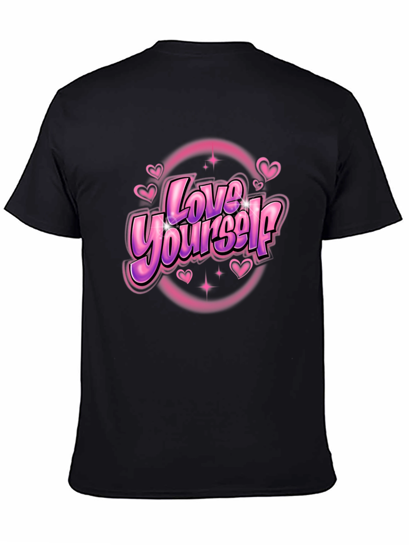 Love Yourself Black Graphic Tee