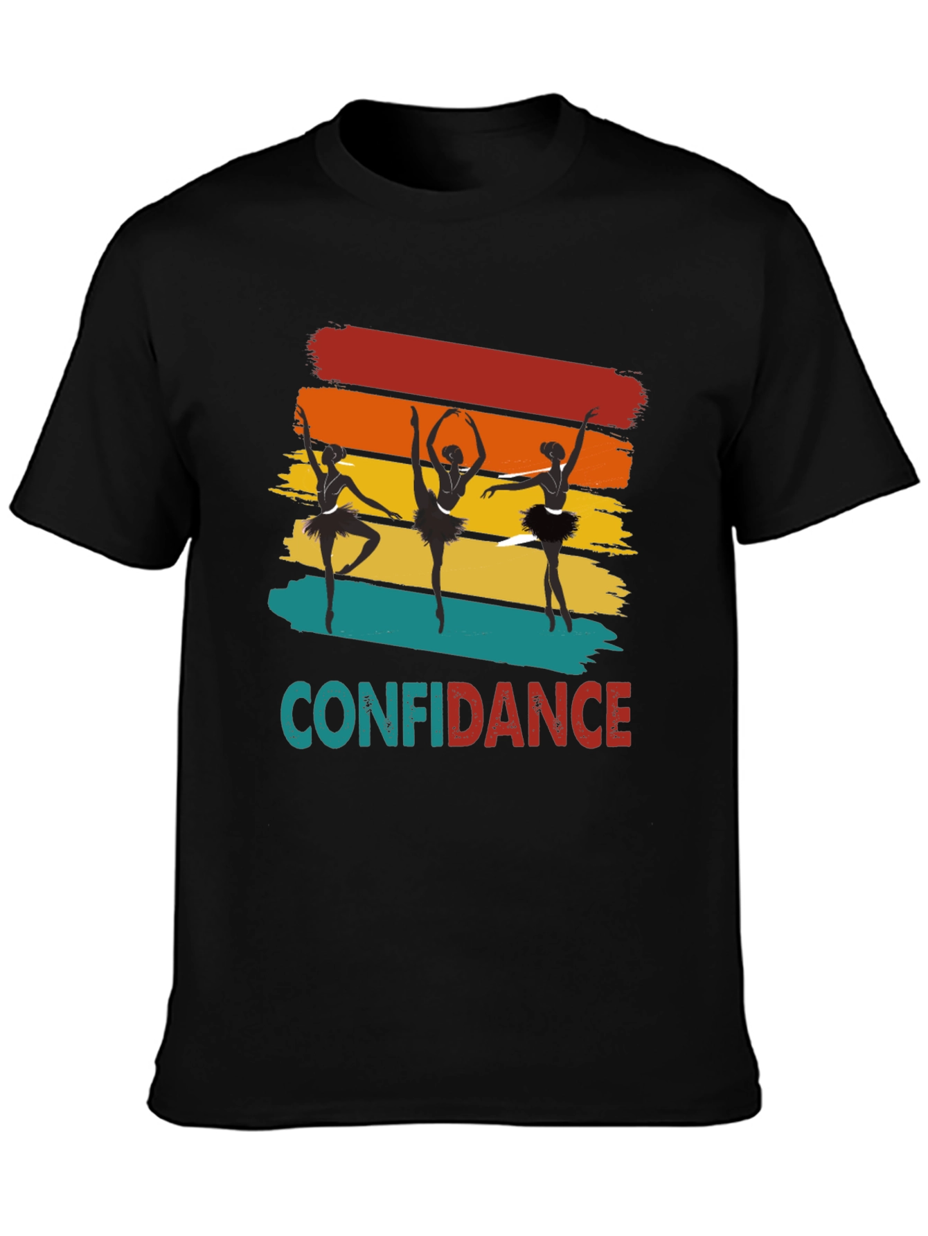 Confidence Ballerina T-Shirt - Vintage Style