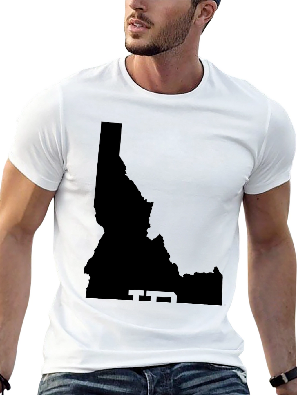 Idaho State Outline Graphic Tee