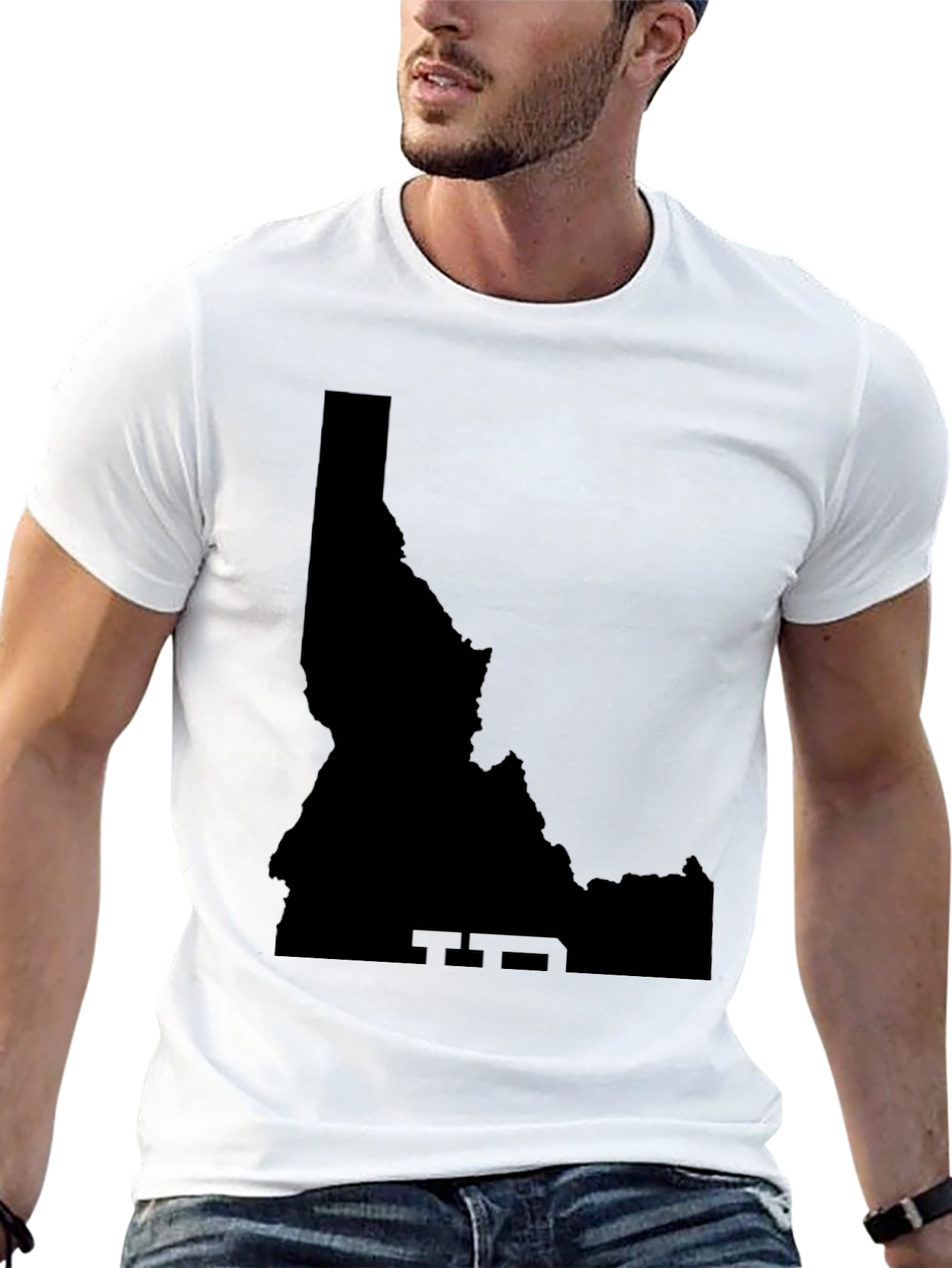Idaho State Outline Graphic Tee