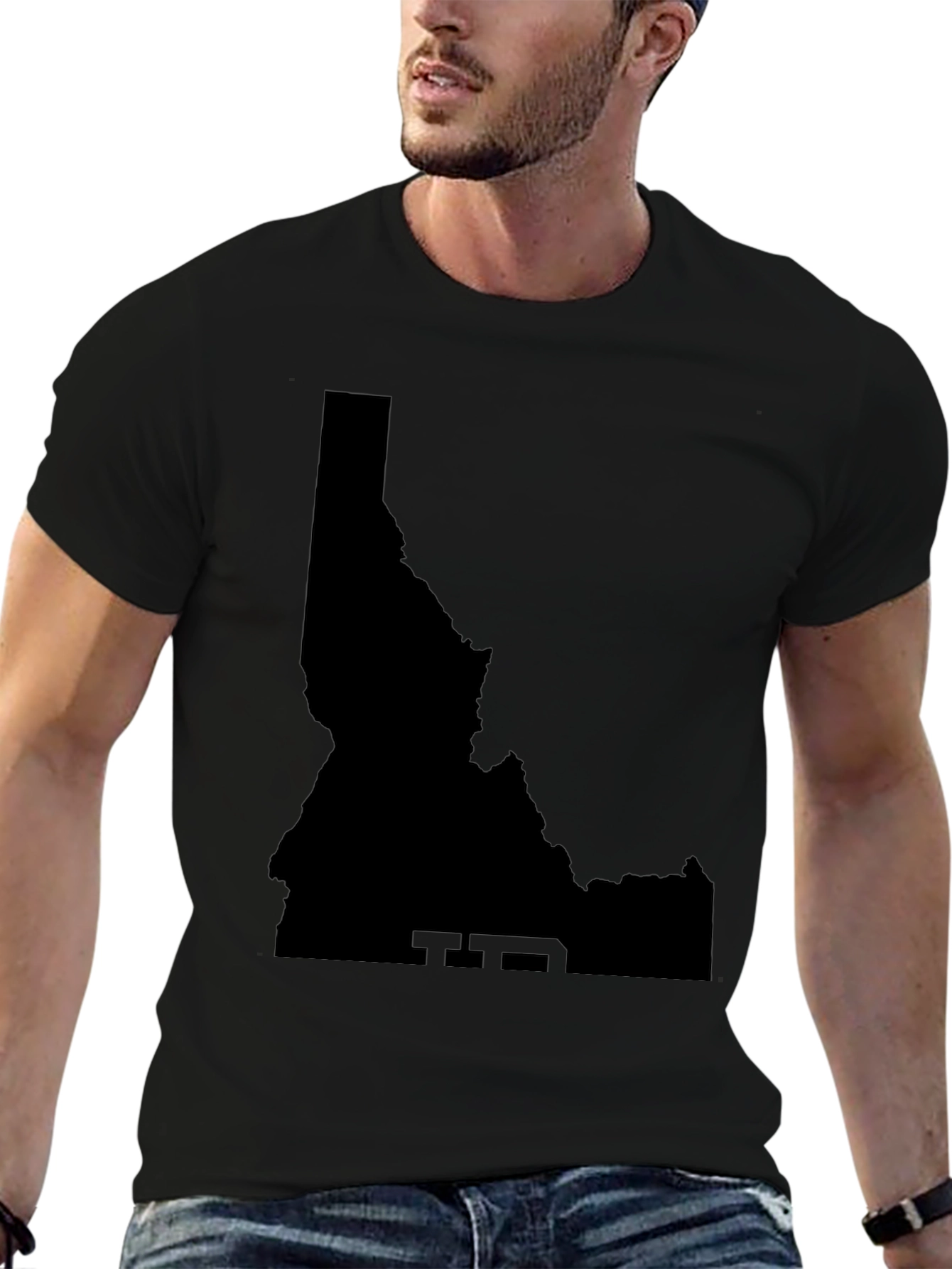 Idaho State Outline Graphic Tee