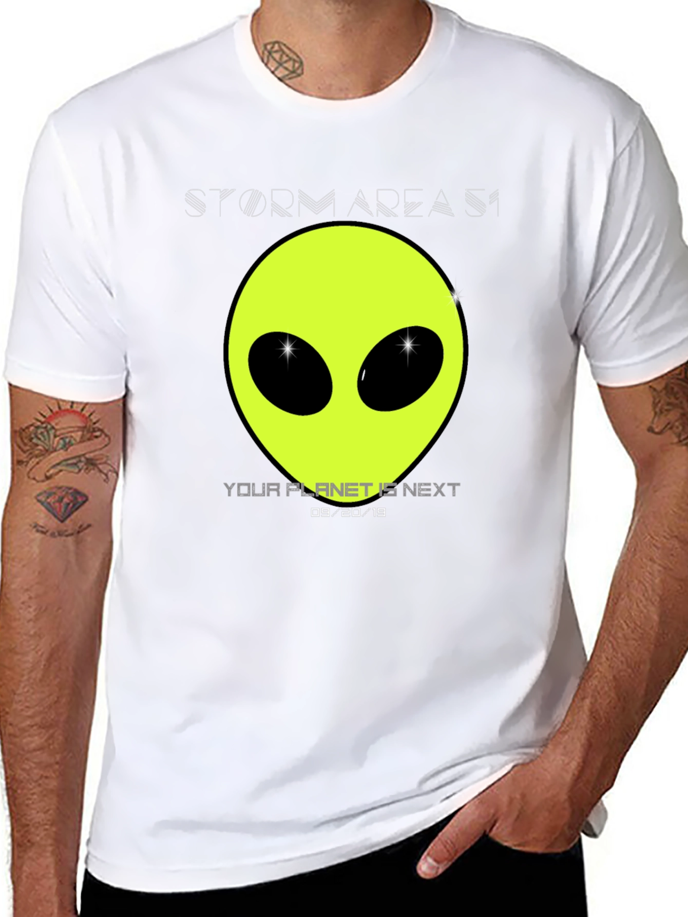 Storm Area 51 Alien Graphic Tee