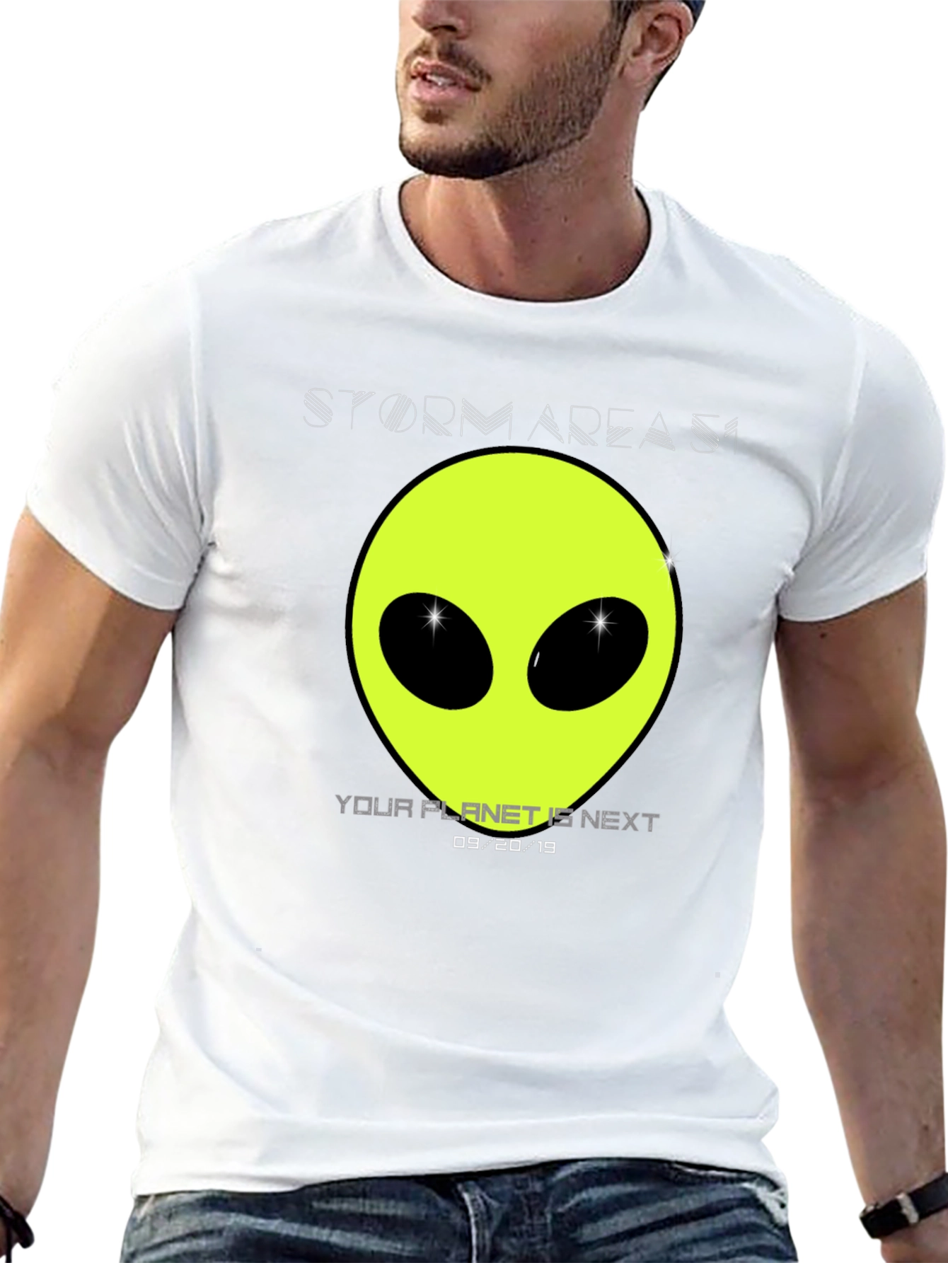 Storm Area 51 Alien Graphic Tee