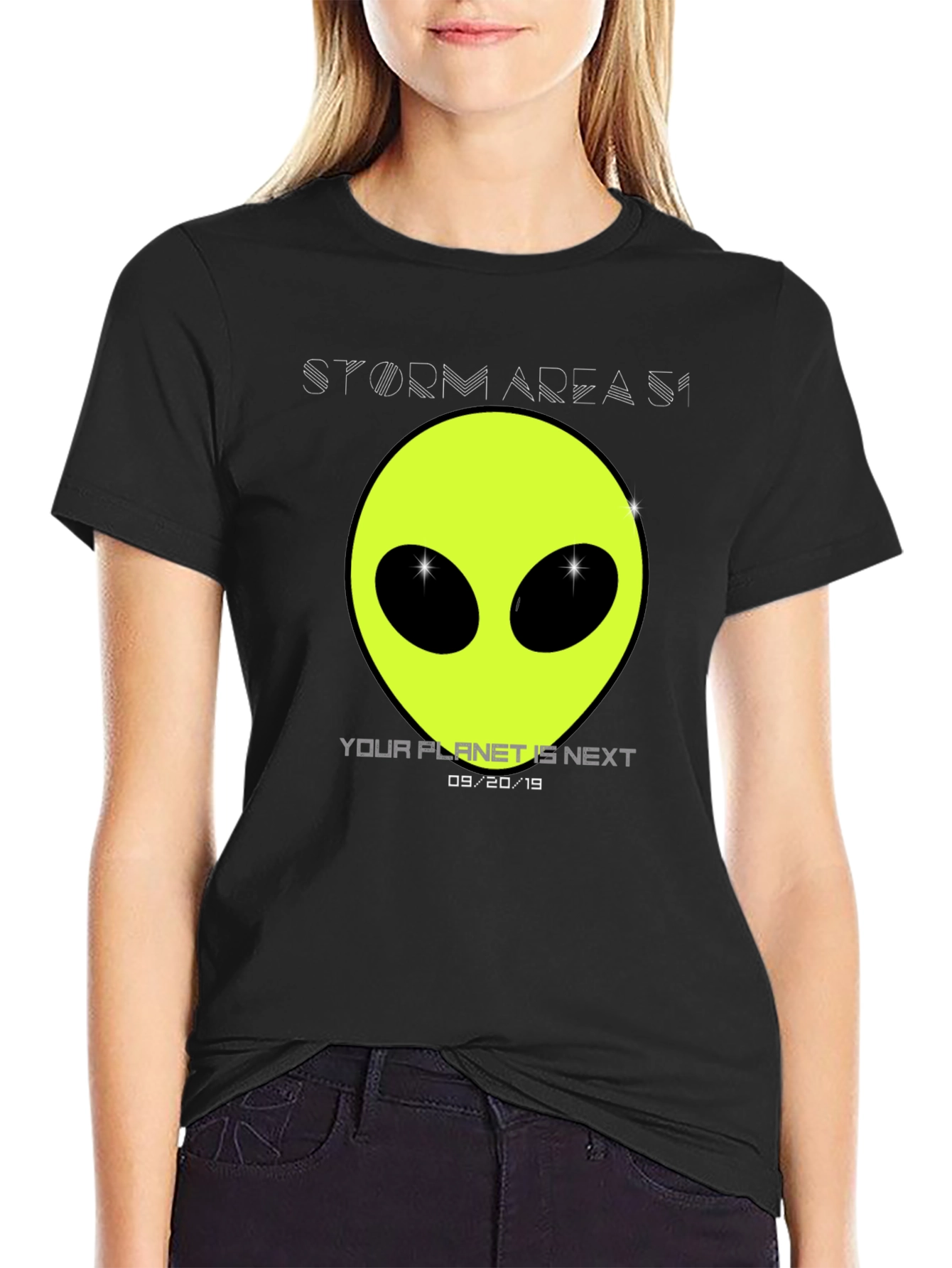 Storm Area 51 Alien Graphic Tee