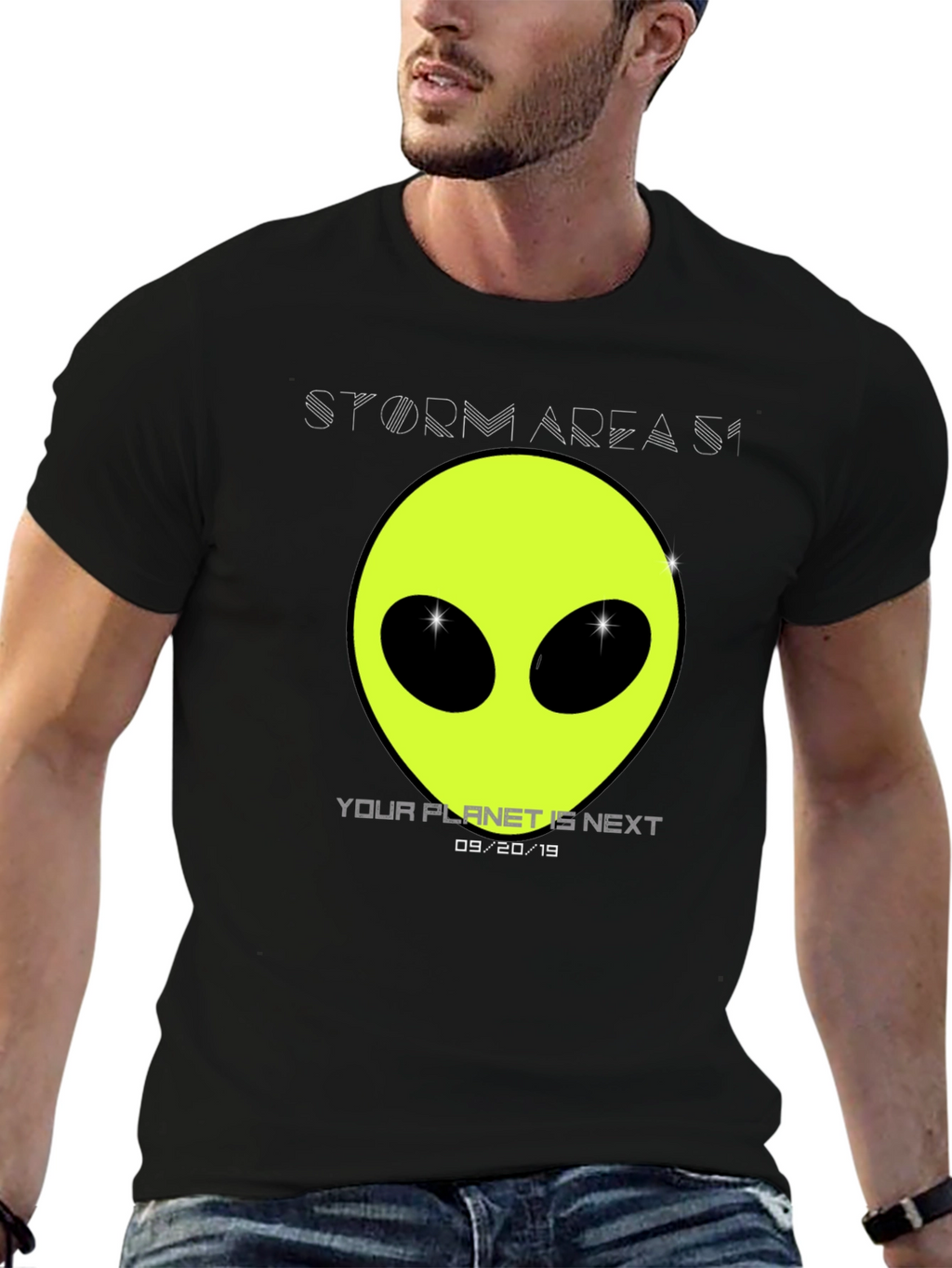 Storm Area 51 Alien Graphic Tee