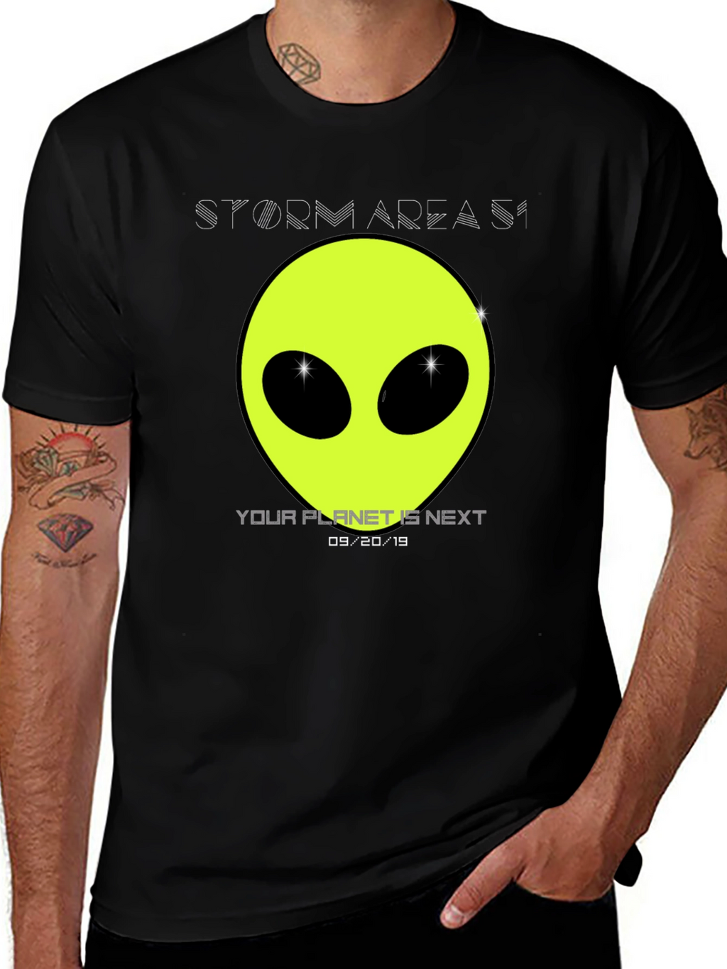 Storm Area 51 Alien Graphic Tee