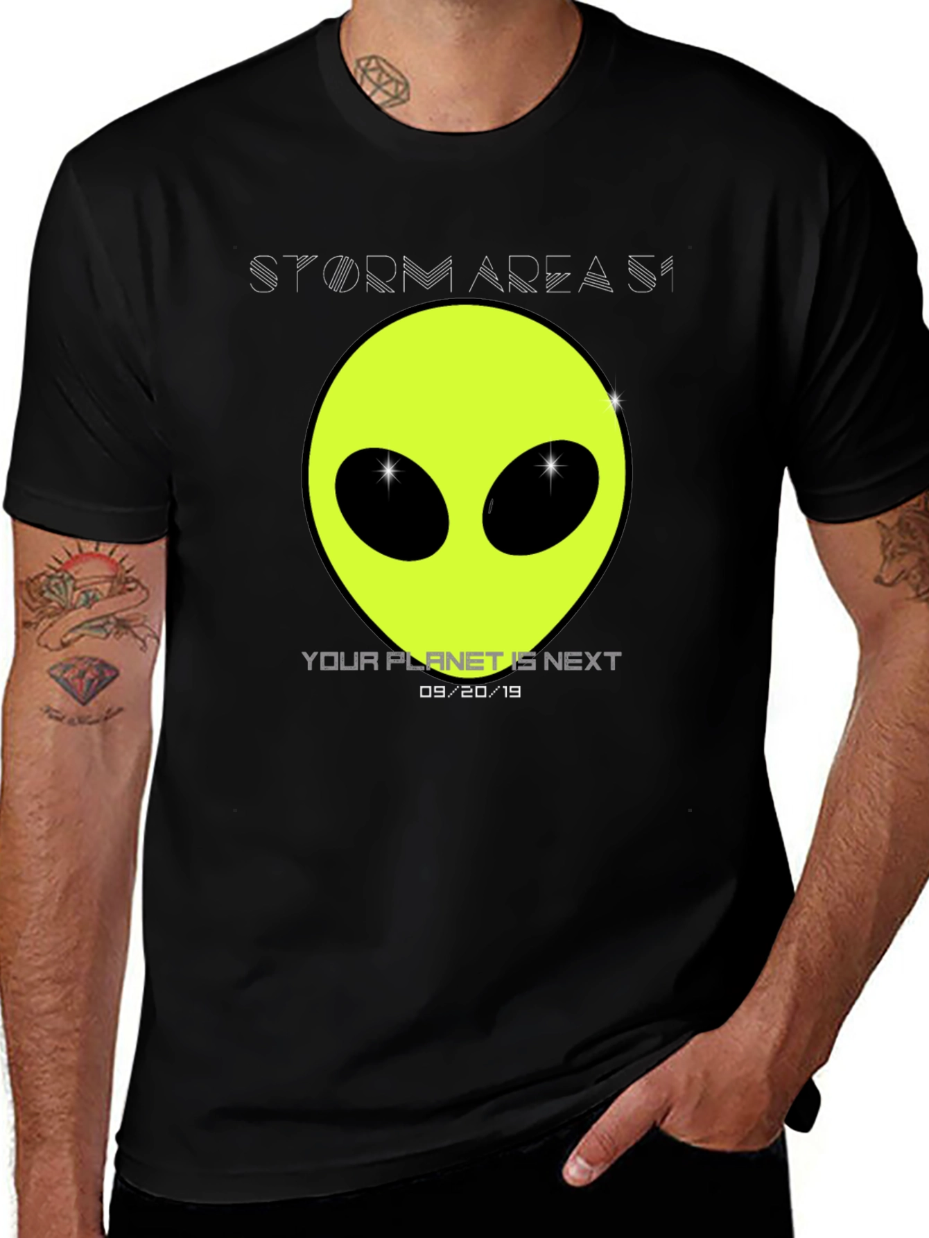 Storm Area 51 Alien Graphic Tee