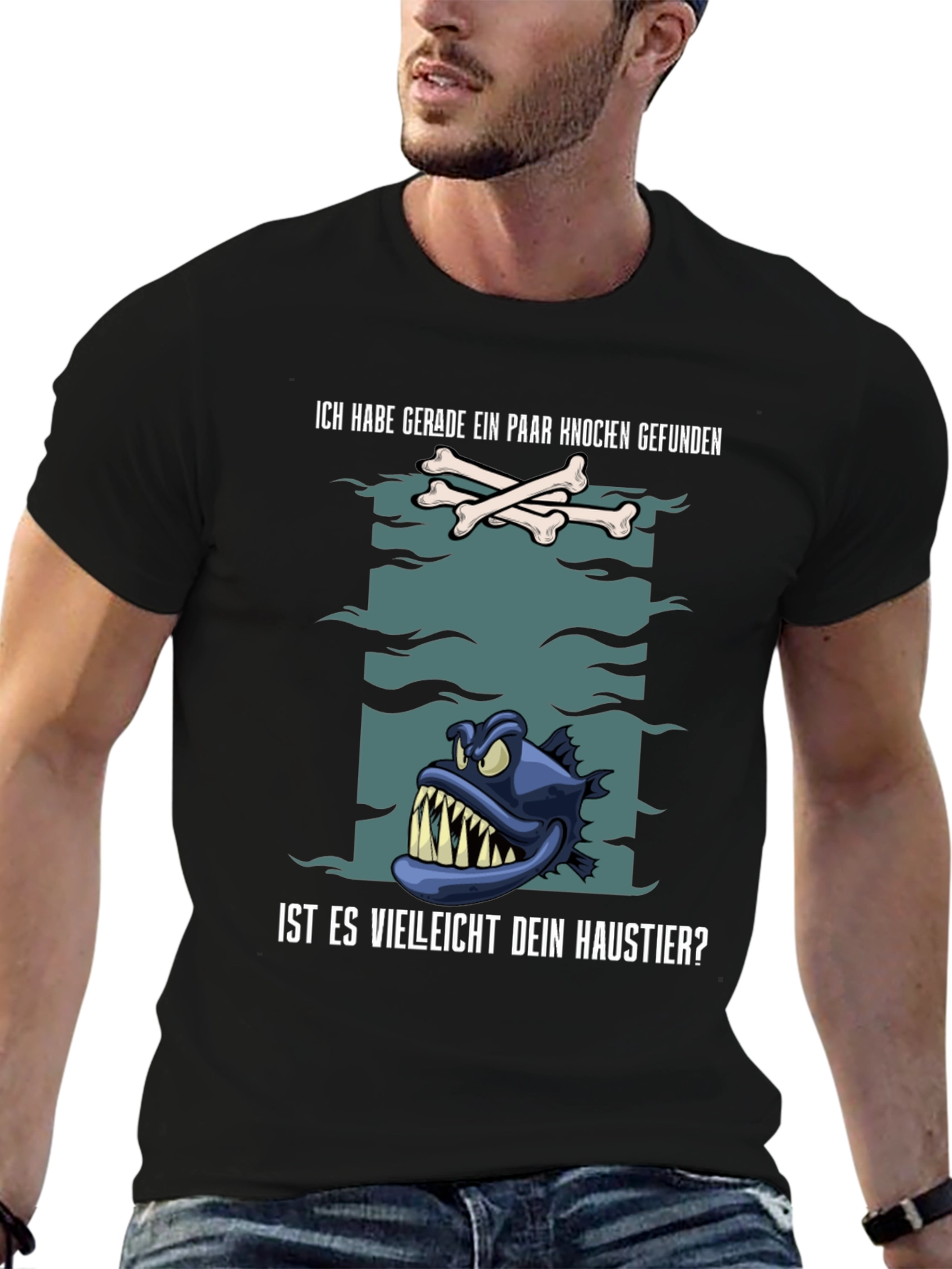 Humorous Fish Pet T-Shirt