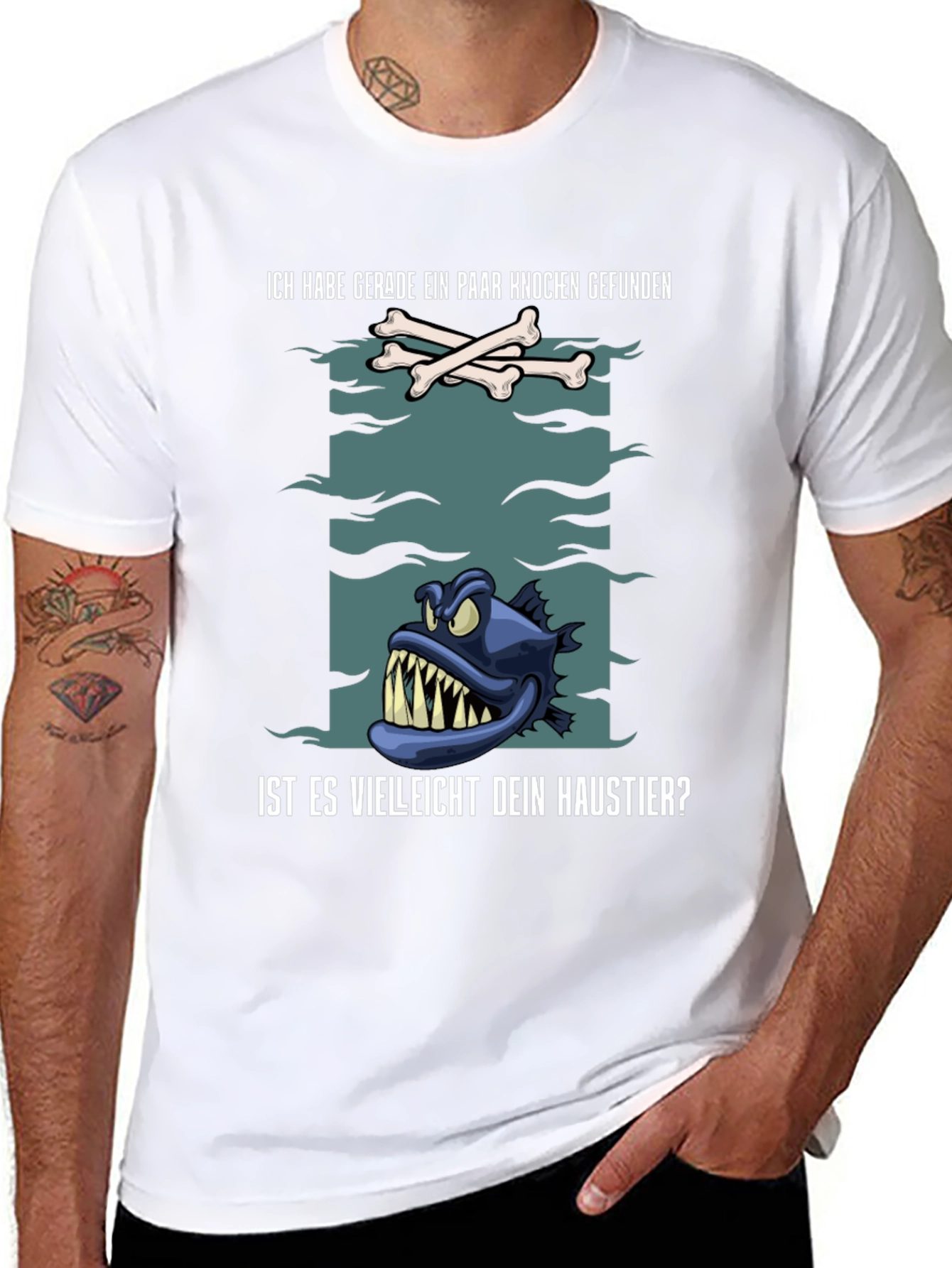 Humorous Fish Pet T-Shirt