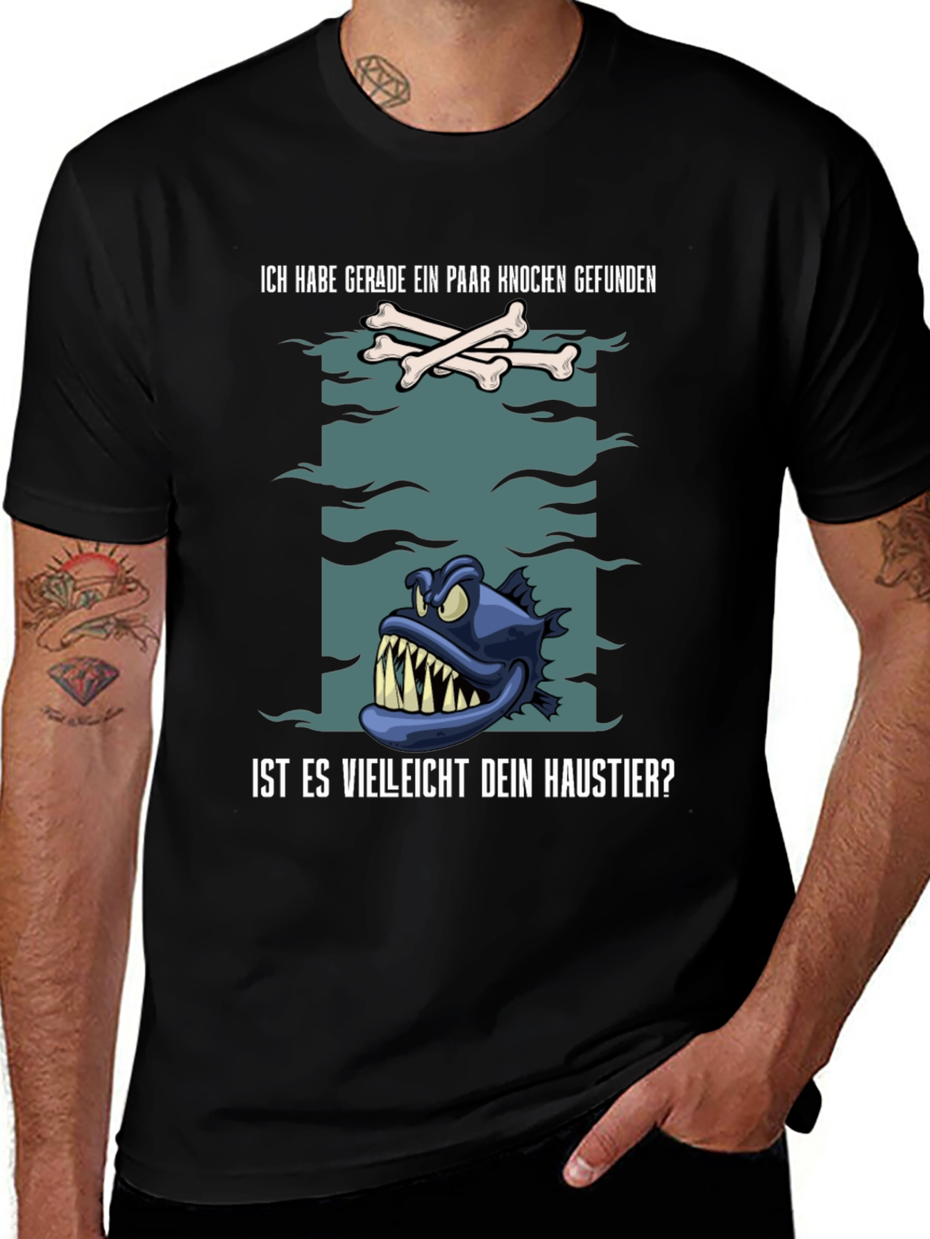 Humorous Fish Pet T-Shirt