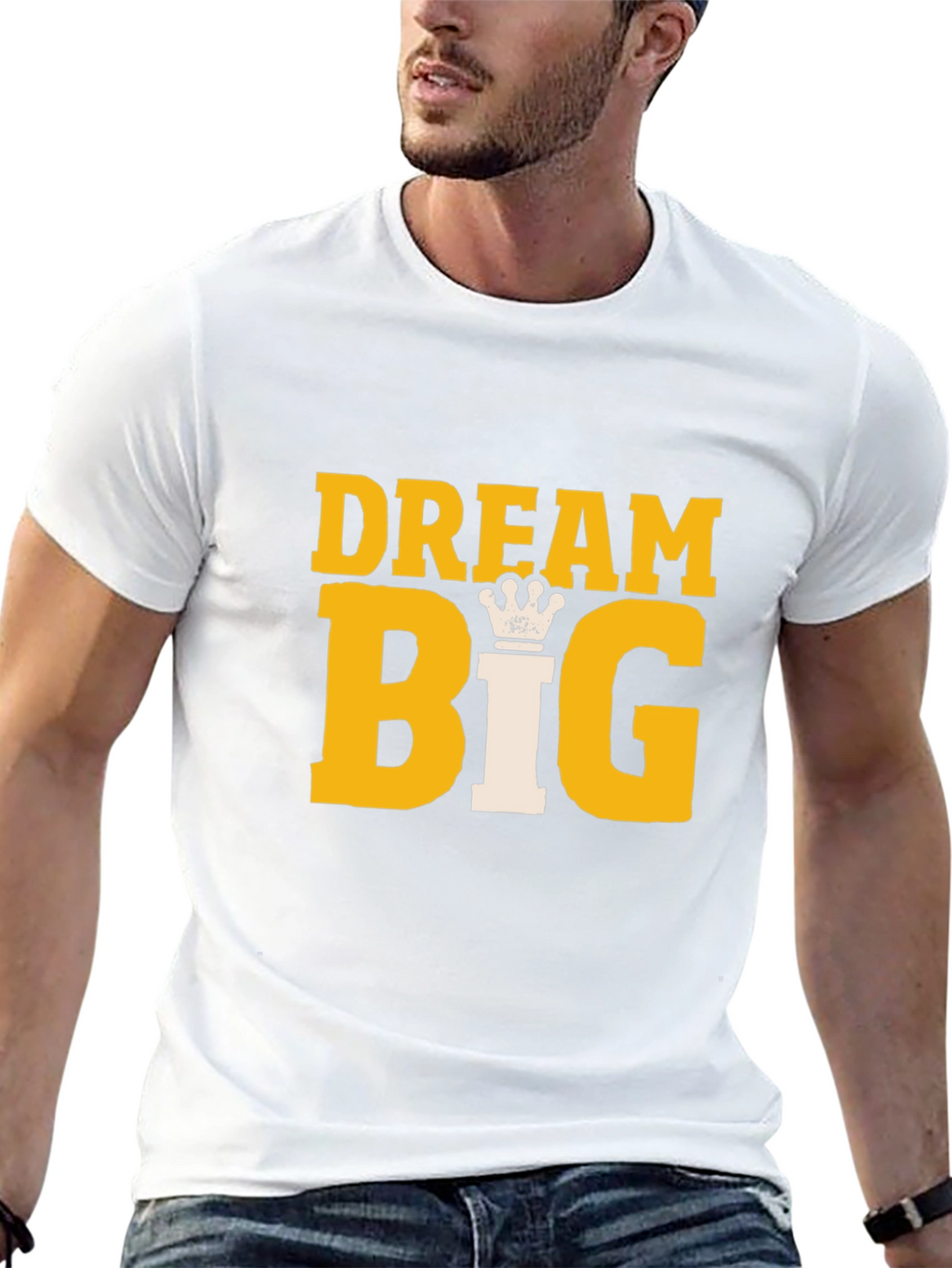 Dream Big Graphic Print T-Shirt