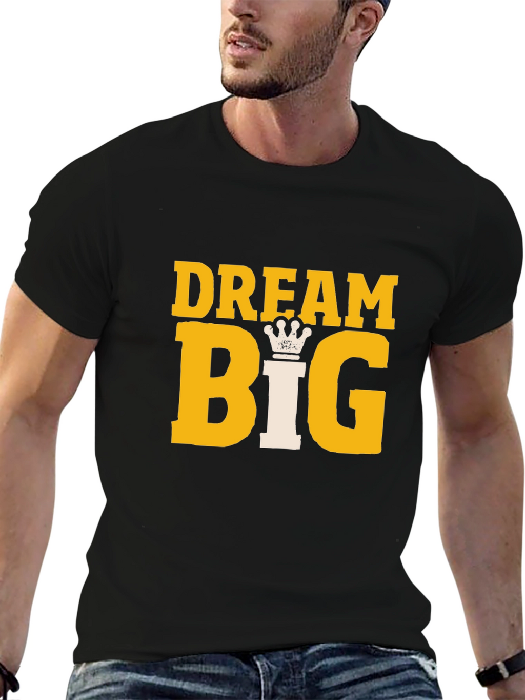 Dream Big Graphic Print T-Shirt