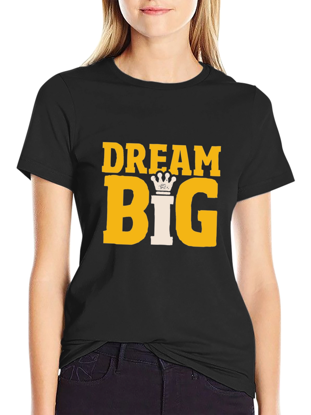 Dream Big Graphic Print T-Shirt
