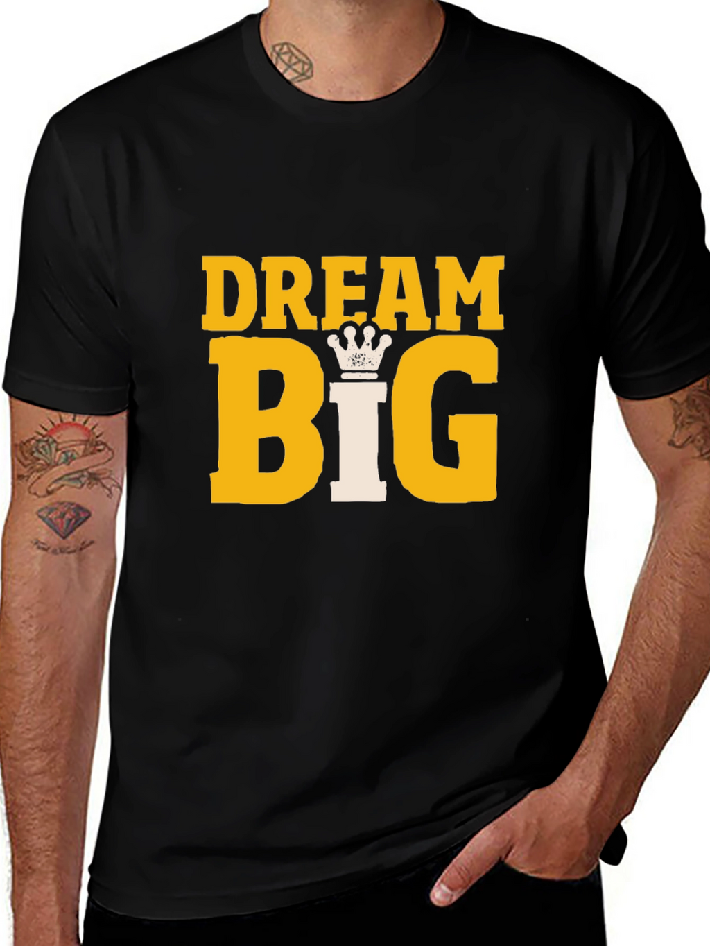 Dream Big Graphic Print T-Shirt