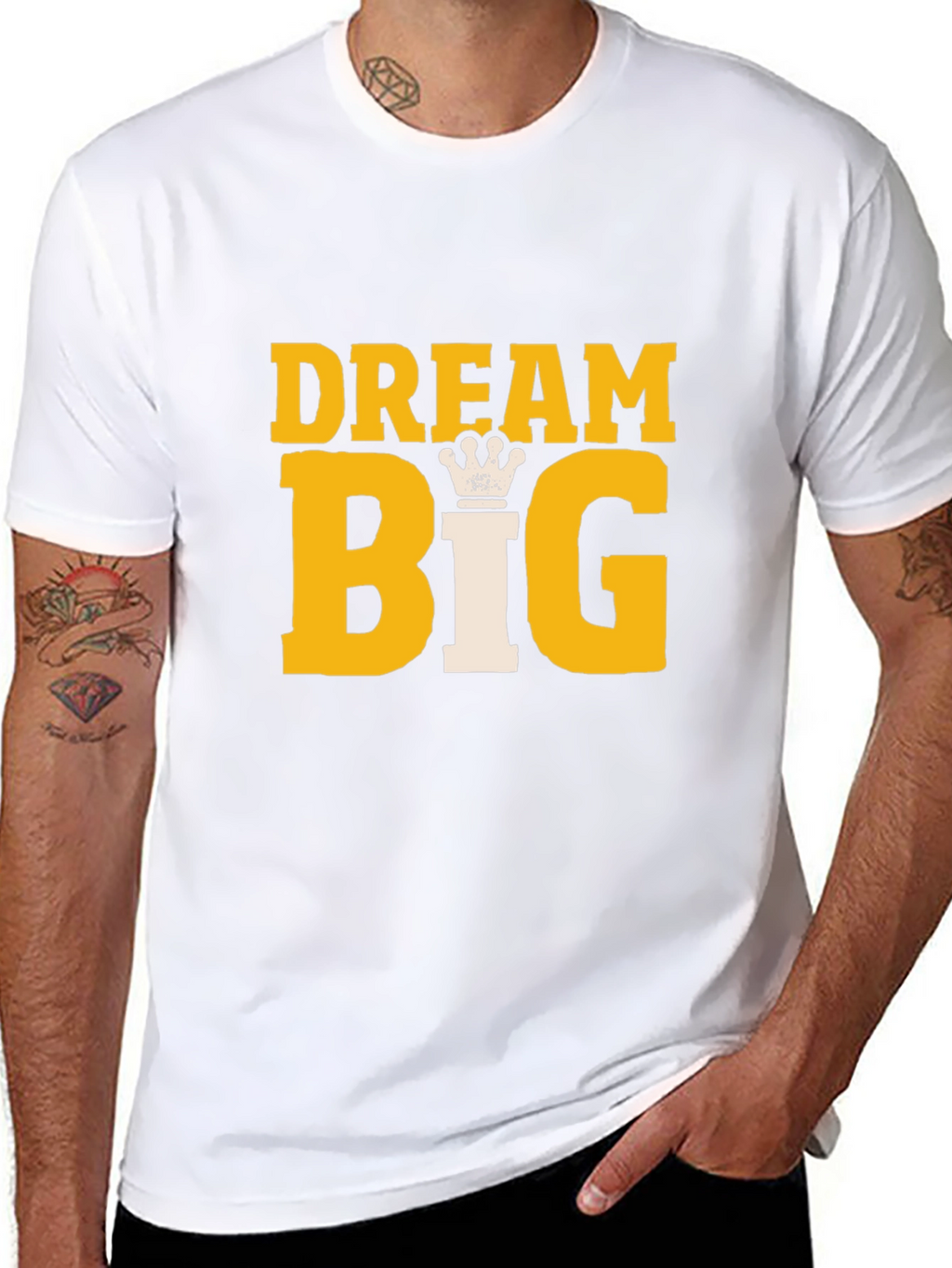 Dream Big Graphic Print T-Shirt