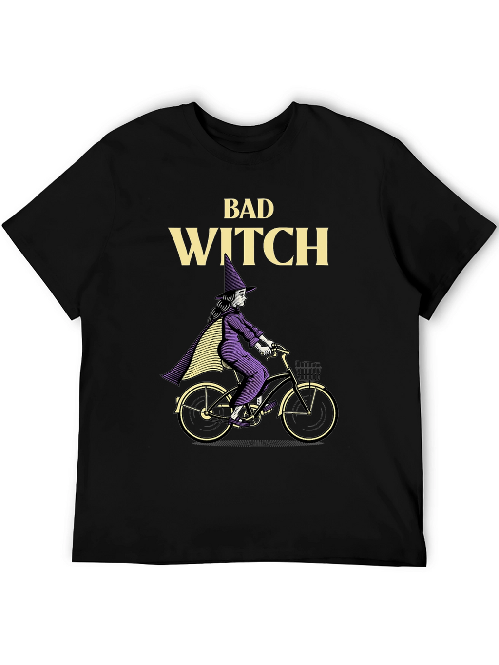 Bad Witch T-Shirt - Halloween Bike Ride Tee