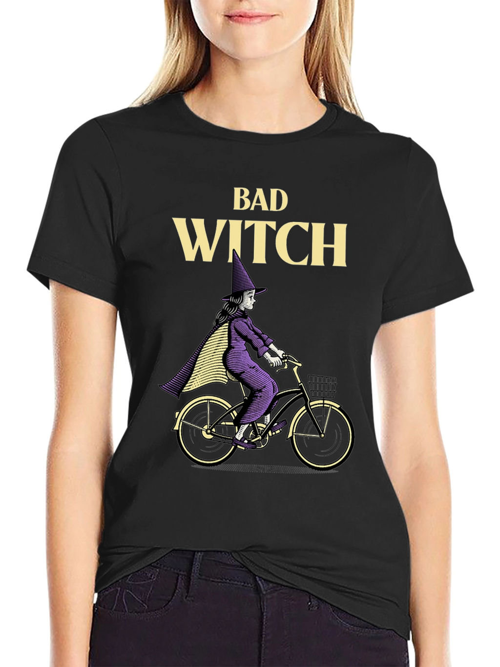 Bad Witch T-Shirt - Halloween Bike Ride Tee