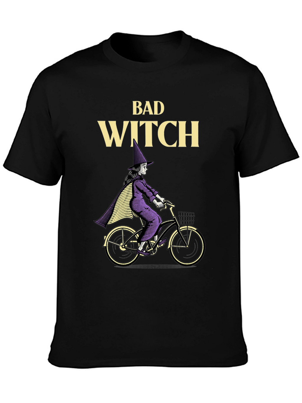 Bad Witch T-Shirt - Halloween Bike Ride Tee